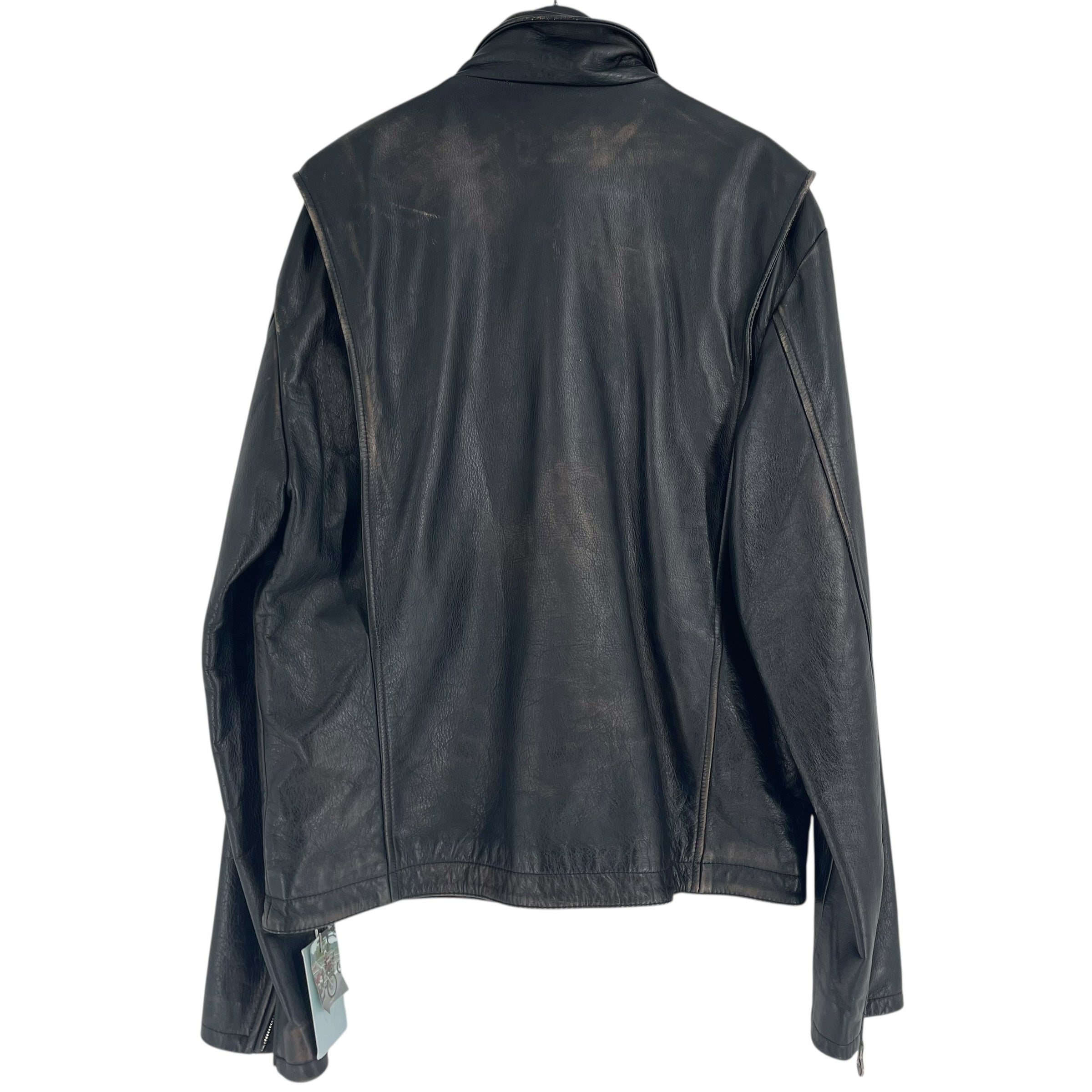 Thug Club/Leather Jkt/4/Leather/BLK/BIO SOILDER METAL CLIPS view 2