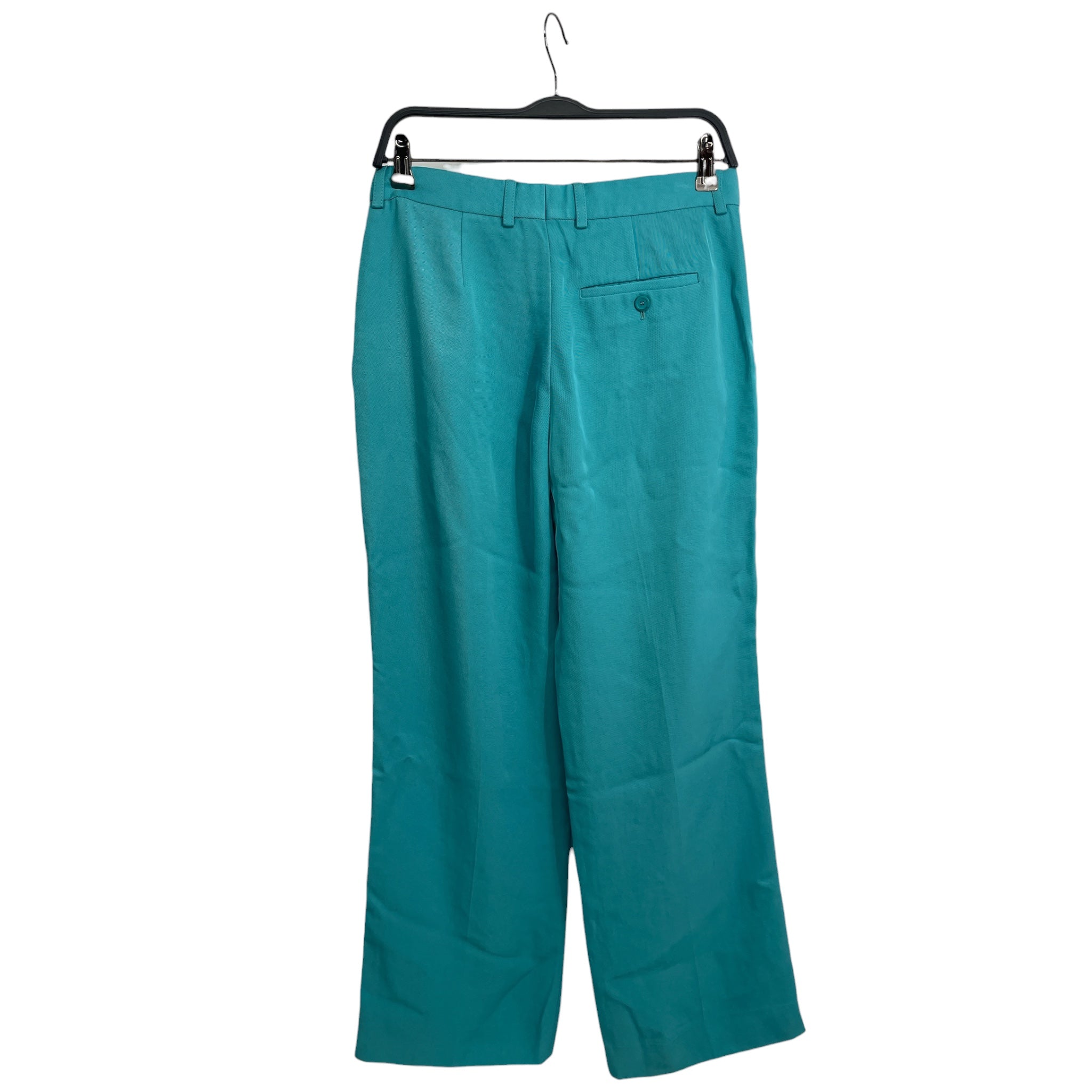 BALENCIAGA/Straight Pants/Cotton/BLU/BALENCIAGA TROUSERS TURQUOISE view 2