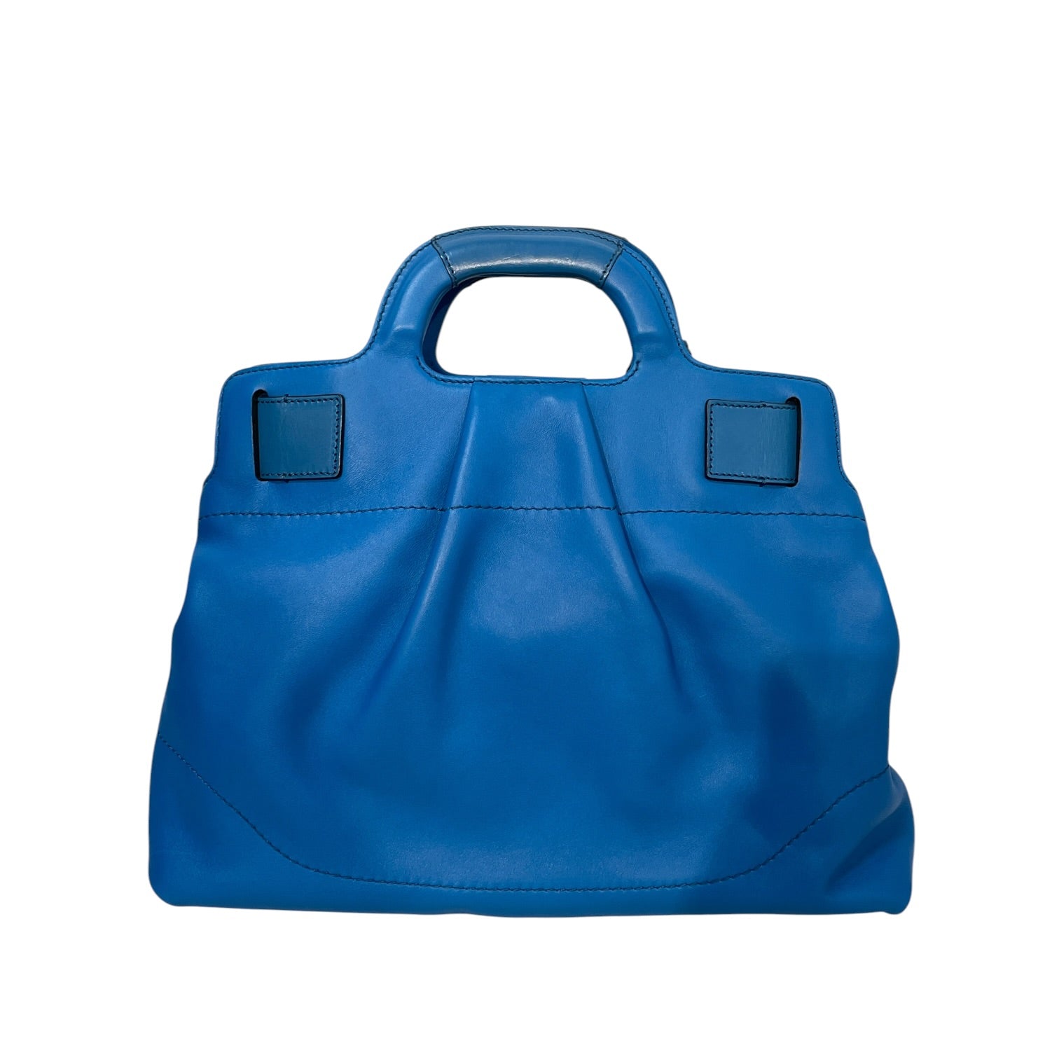 Salvatore Ferragamo/Bag/Leather/BLU/Top-handle Gancini view 2