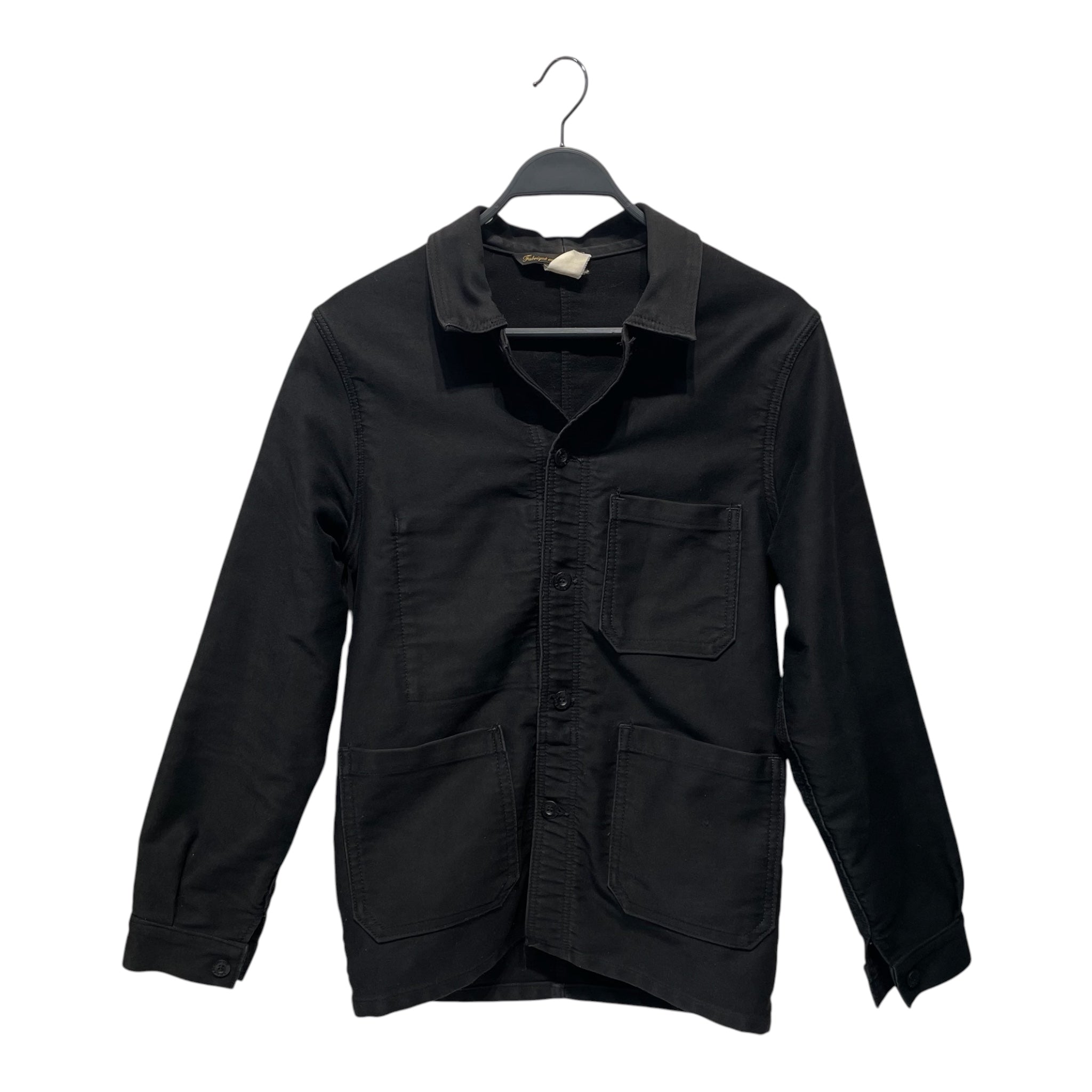 LE LABOUREUR/Denim Jkt/L/Cotton/BLK/ view 1