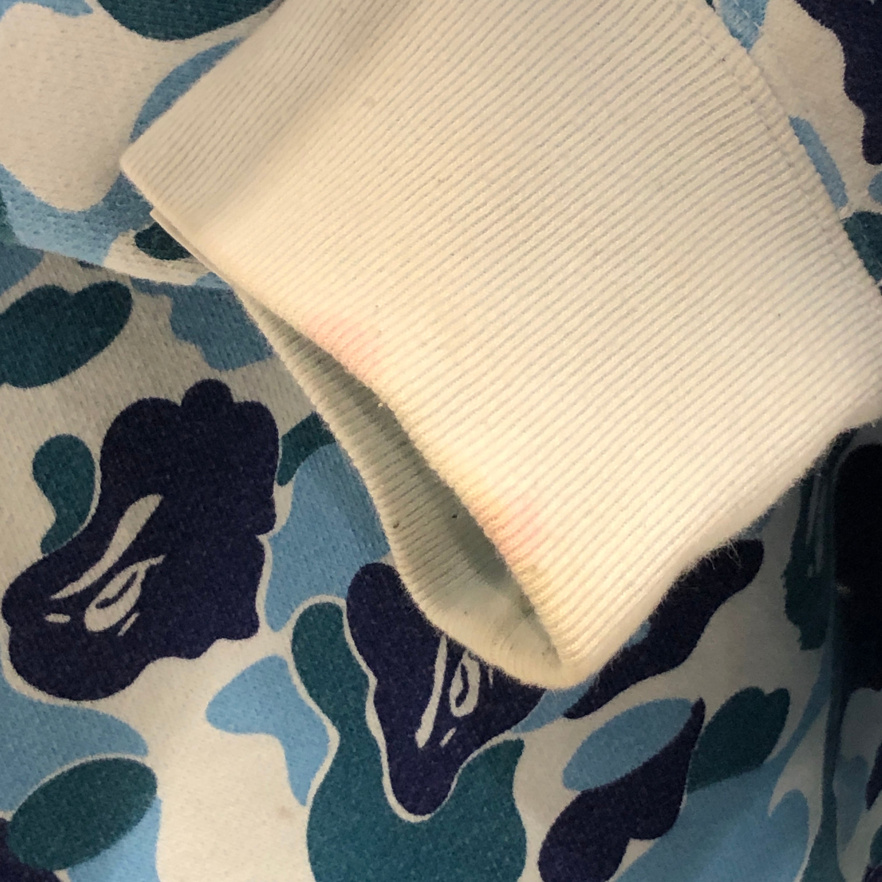 A BATHING APE/Heavy Cardigan/L/Camouflage/Cotton/BLU/ view 10