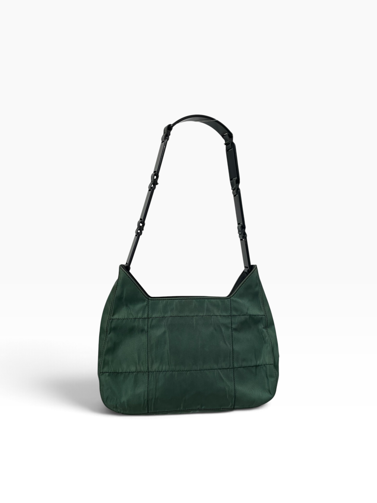 PRADA/Hand Bag/Nylon/GRN/QUILTED SHOULDER BAG view 1