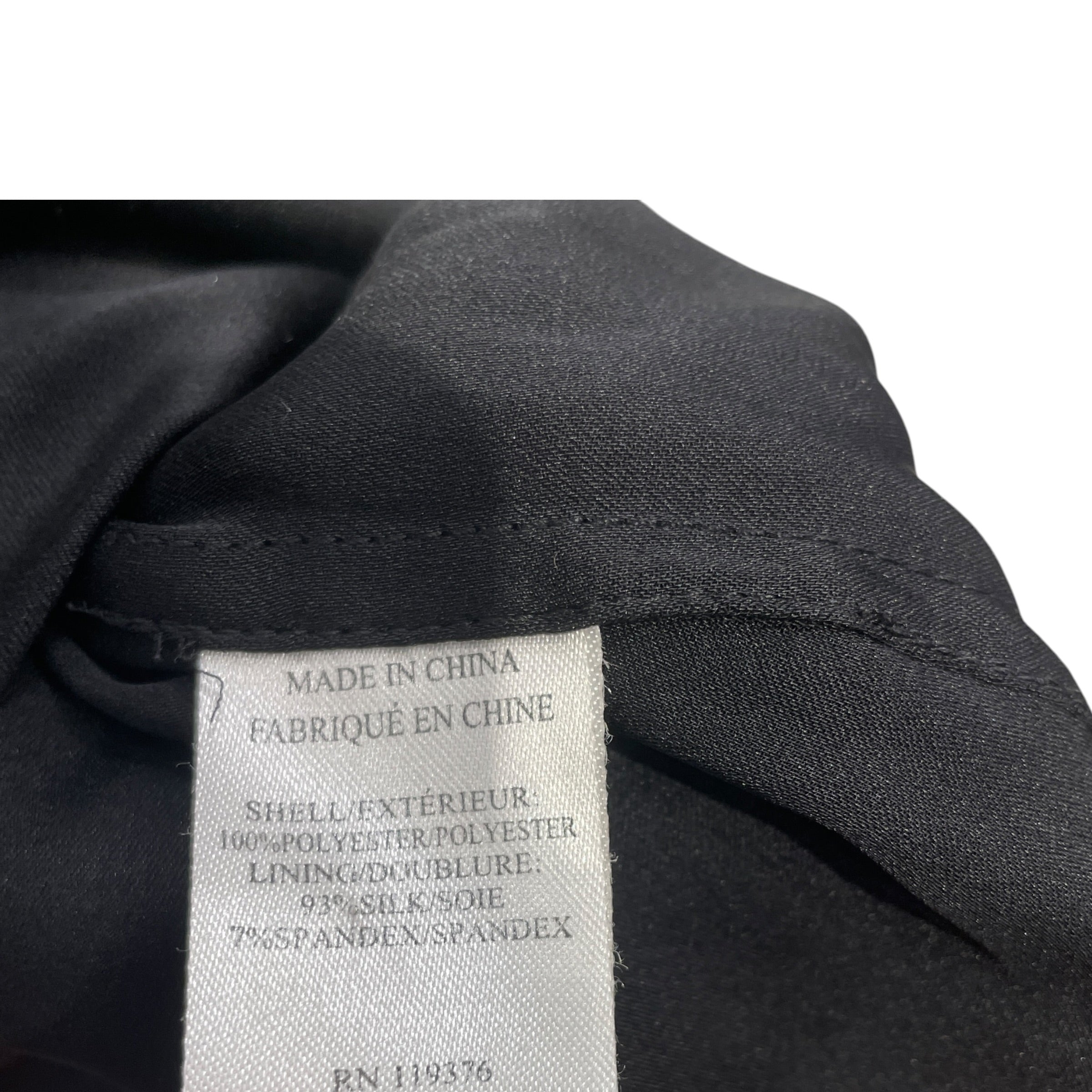 Helmut Lang/SL Dress/OS/Polyester/BLK/ASYMMETRIC DRESS view 3