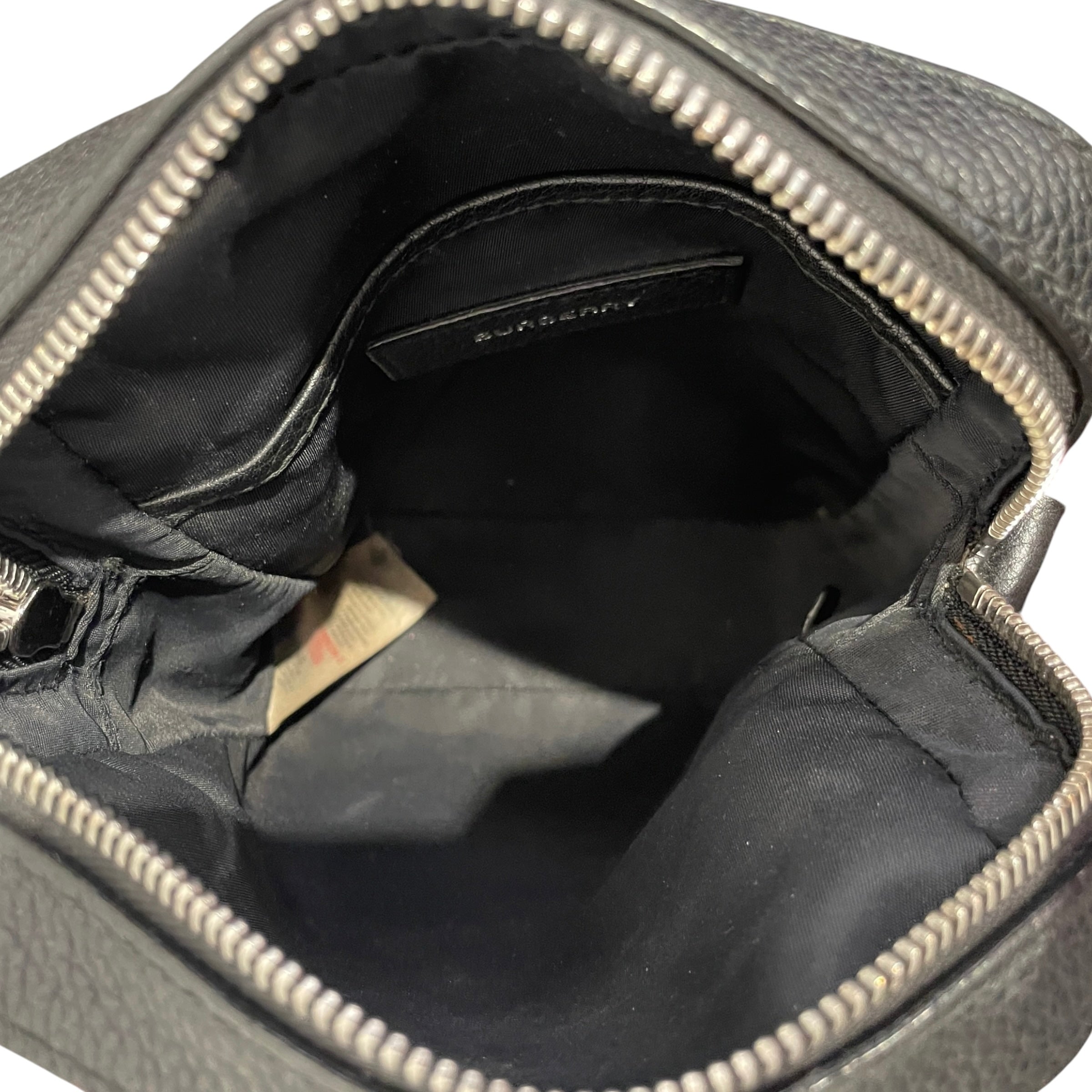 BURBERRY LONDON/Cross Body Bag/Graphic/Leather/BLK/ view 6