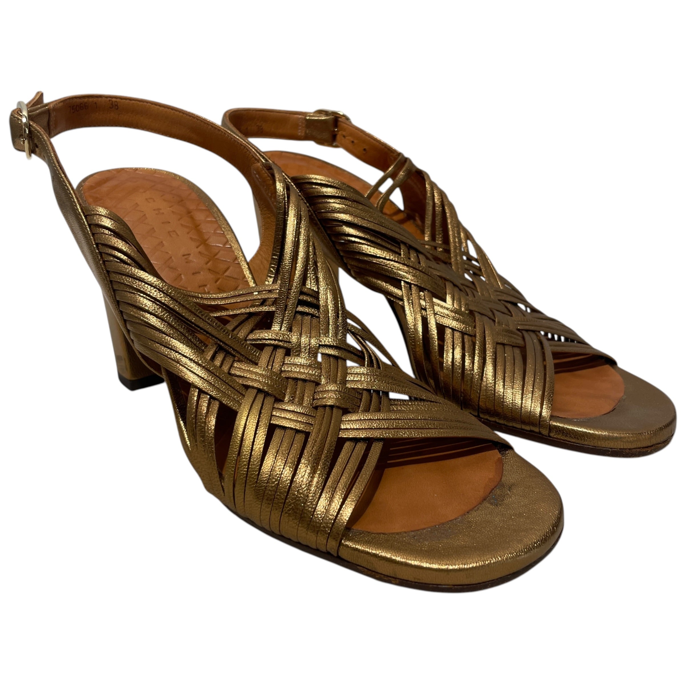 CHIC MIHARA/Heels/US 7/Leather/GLD/CHIC MIHARA GOLD view 1