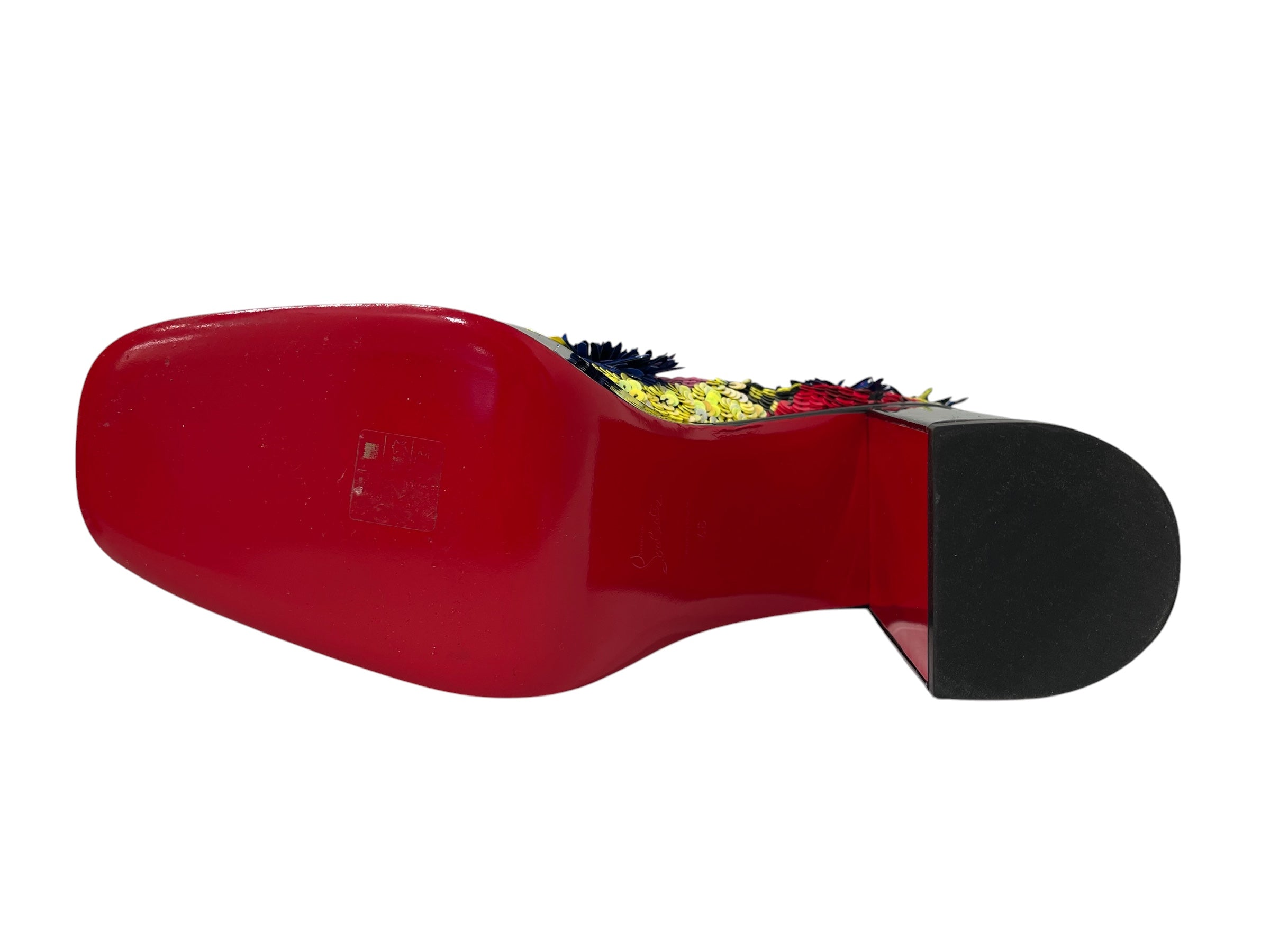 Christian Louboutin/Boots/EU 46/MLT/Side Zip/SEQUIN PLATFORM HEEL view 9