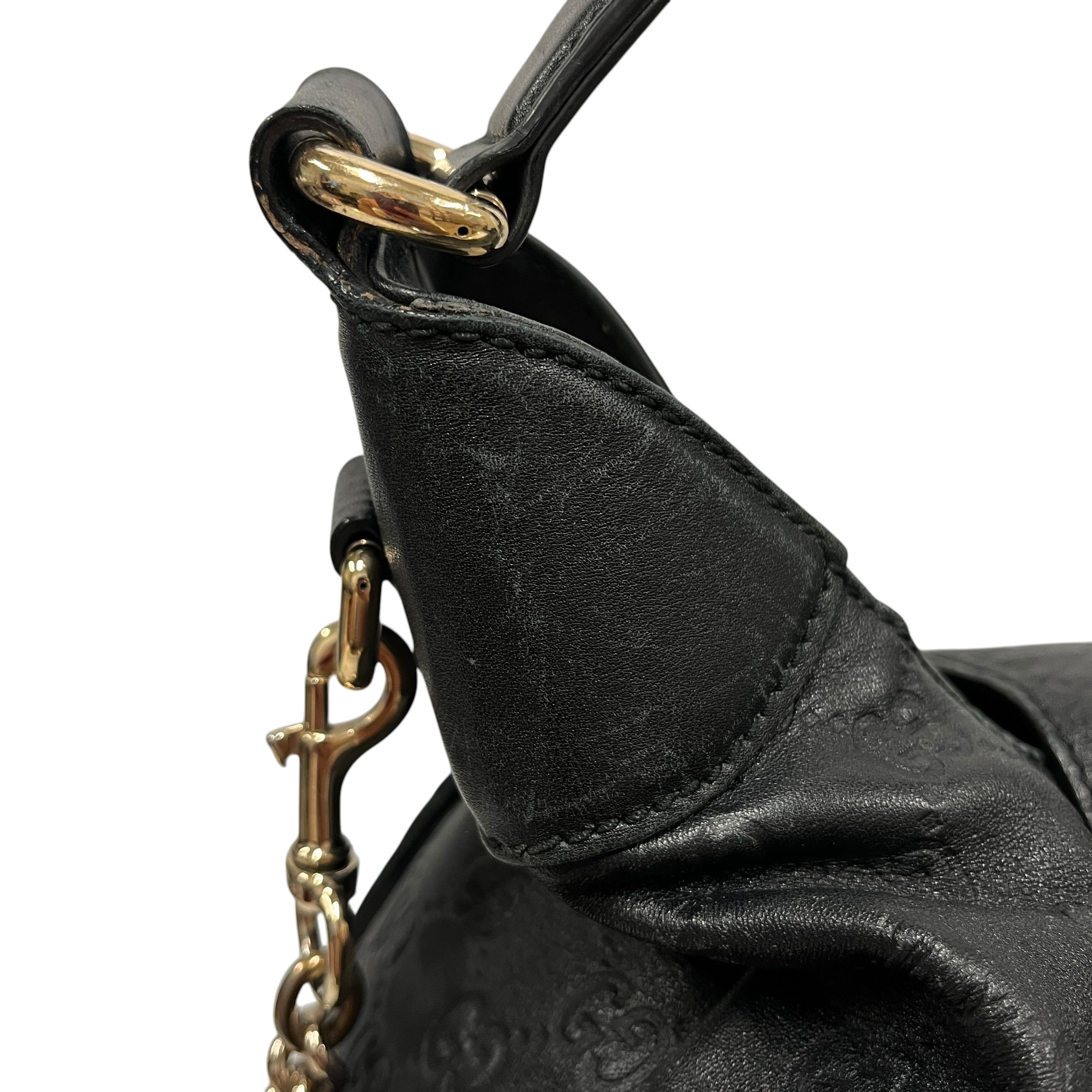 GUCCI/Bag/Monogram/Leather/BLK/EMILY HOBO 32226 002123/Emily Hobo view 10