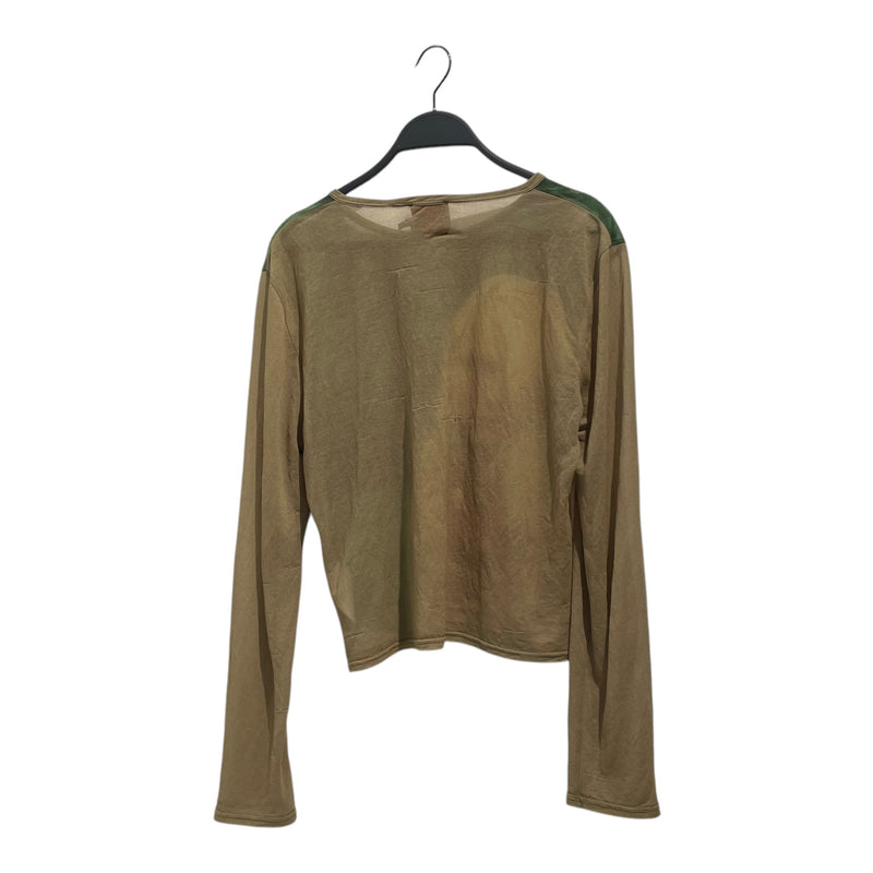Heaven By Marc Jacobs/LS Blouse/L/Graphic/Cotton/MLT/P612P38FA21