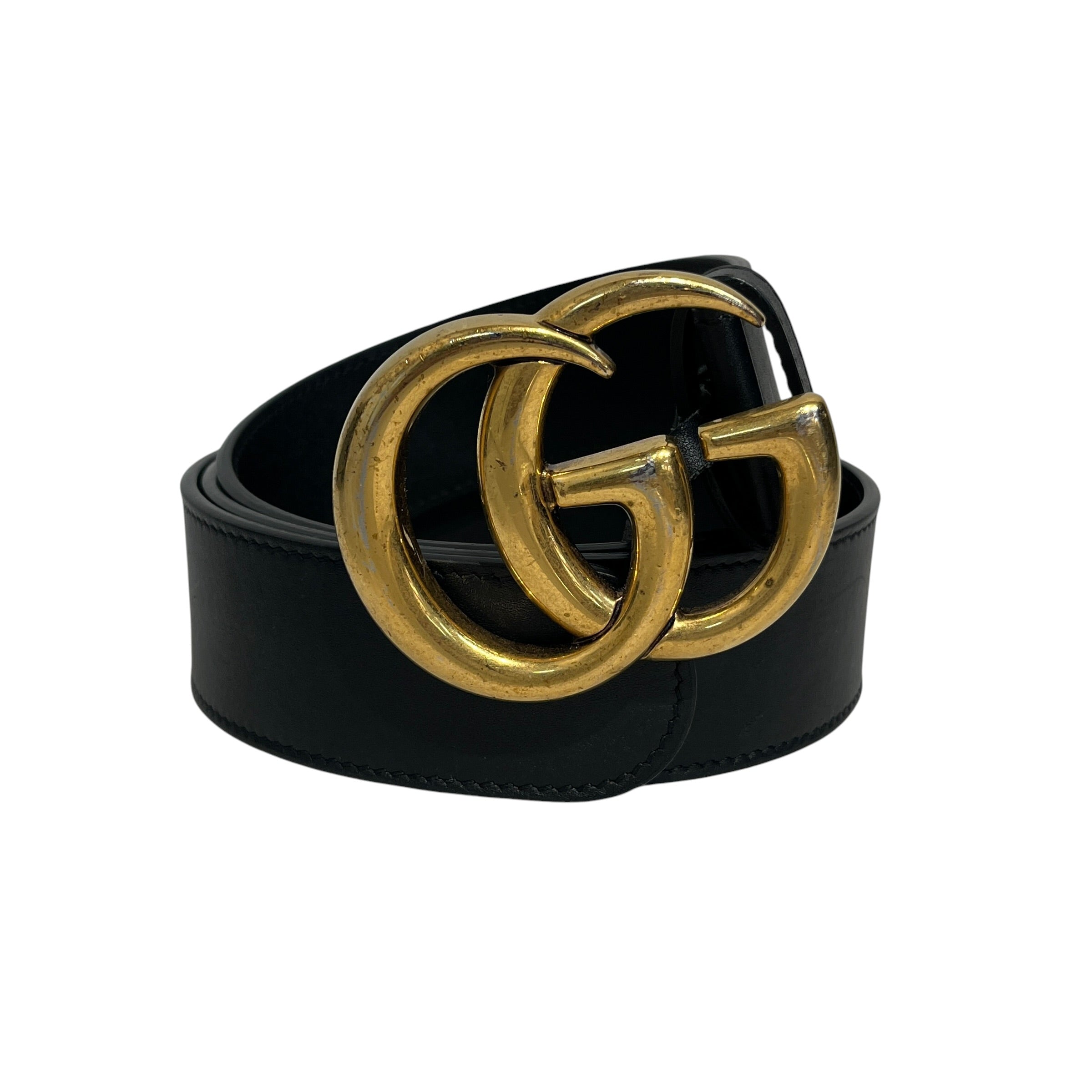 GUCCI/Belt/Leather/BLK/M's/MARMOT BELT view 1