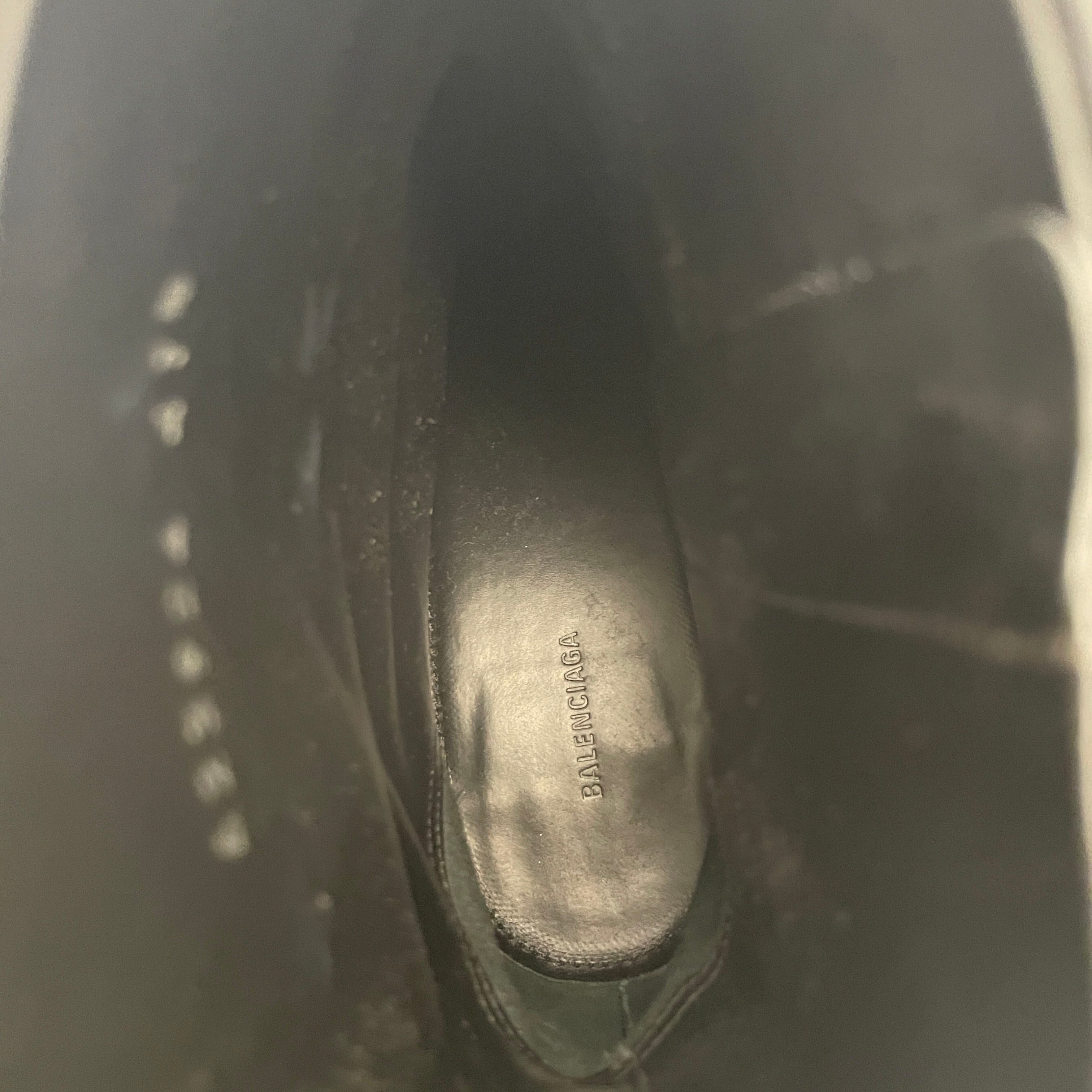 BALENCIAGA/Boots/EU 41.5/Leather/BLK/ view 3