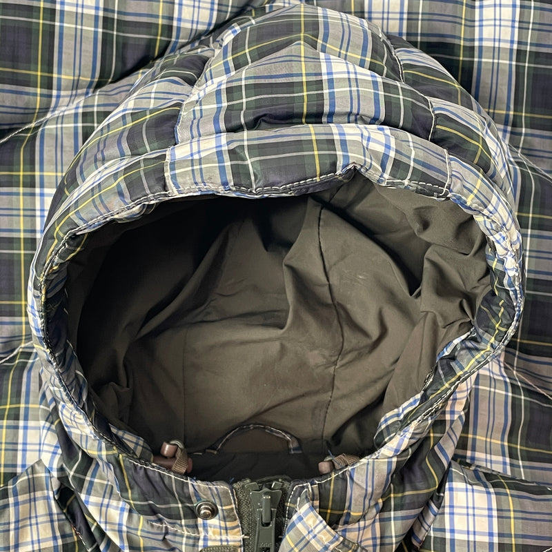 STUSSY/Puffer Jkt/S/Nylon/SLV/Border/rn94974