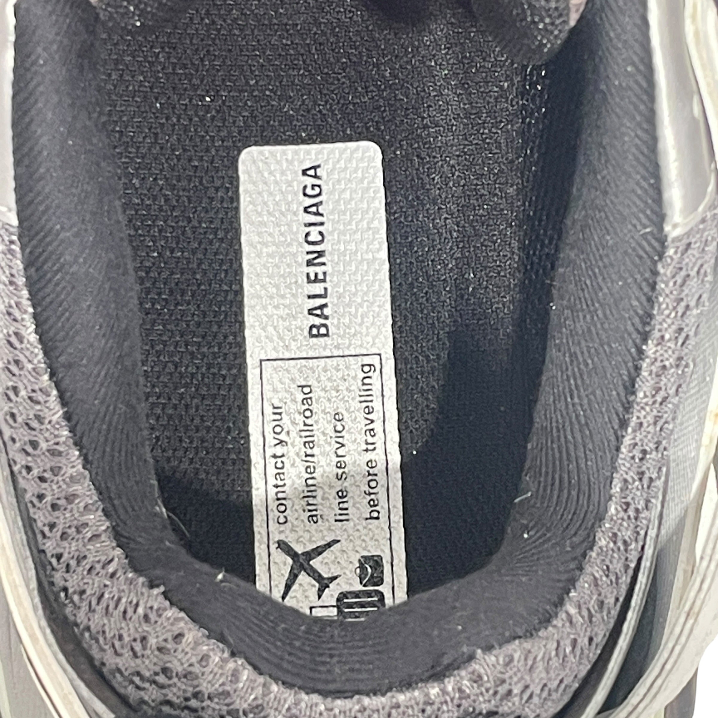 BALENCIAGA/Low-Sneakers/EU 41/Acrylic/GRY/ view 3
