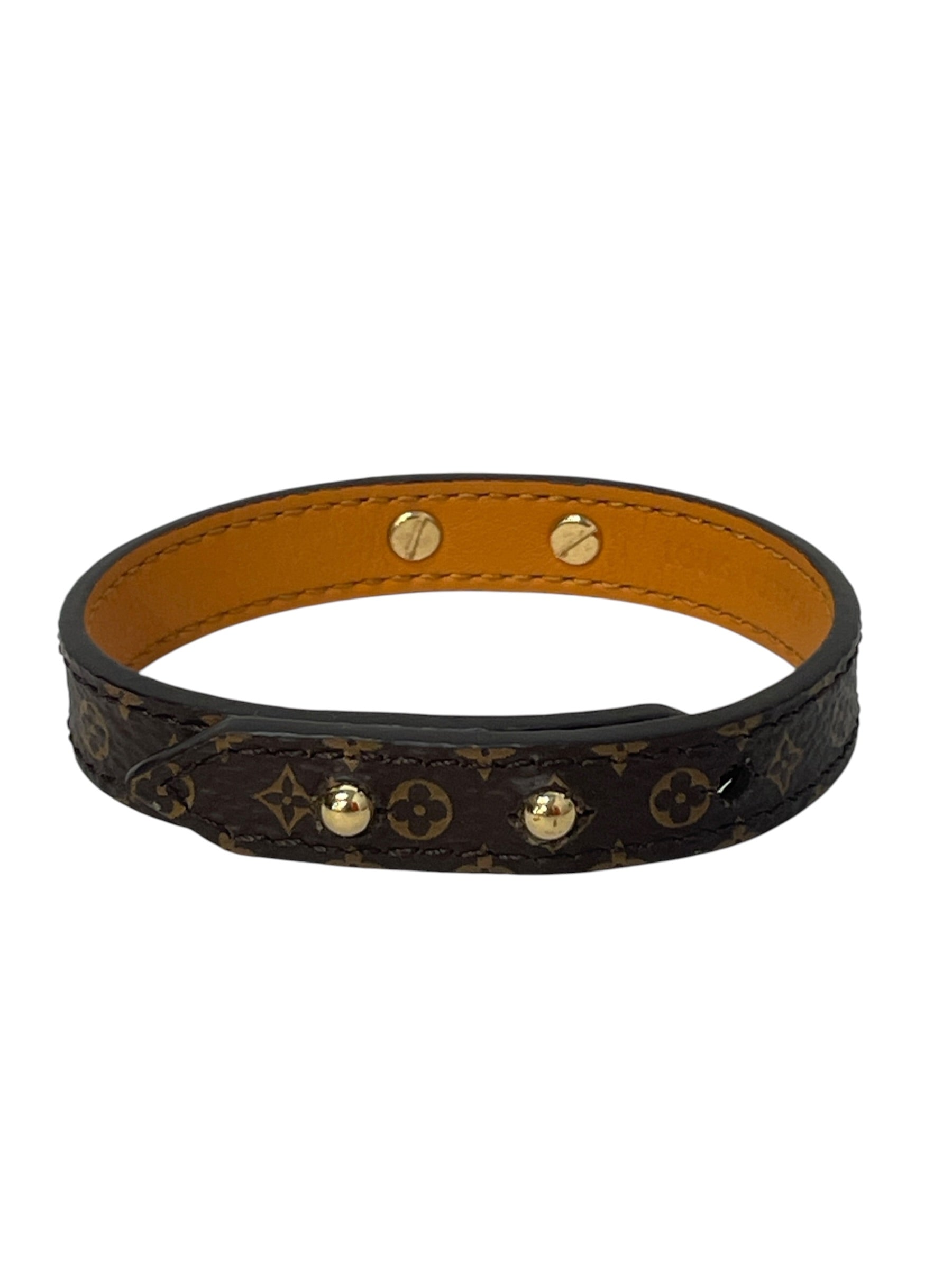 LOUIS VUITTON/Bracelet/Monogram/Leather/BRW/L's/logomania circle charm m4150 view 2