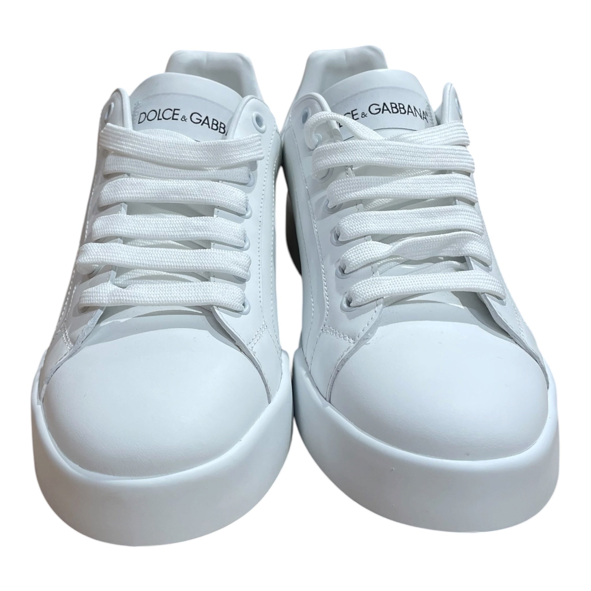 DOLCE&GABBANA/Low-Sneakers/EU 41/Leather/WHT/w/dustbag view 3