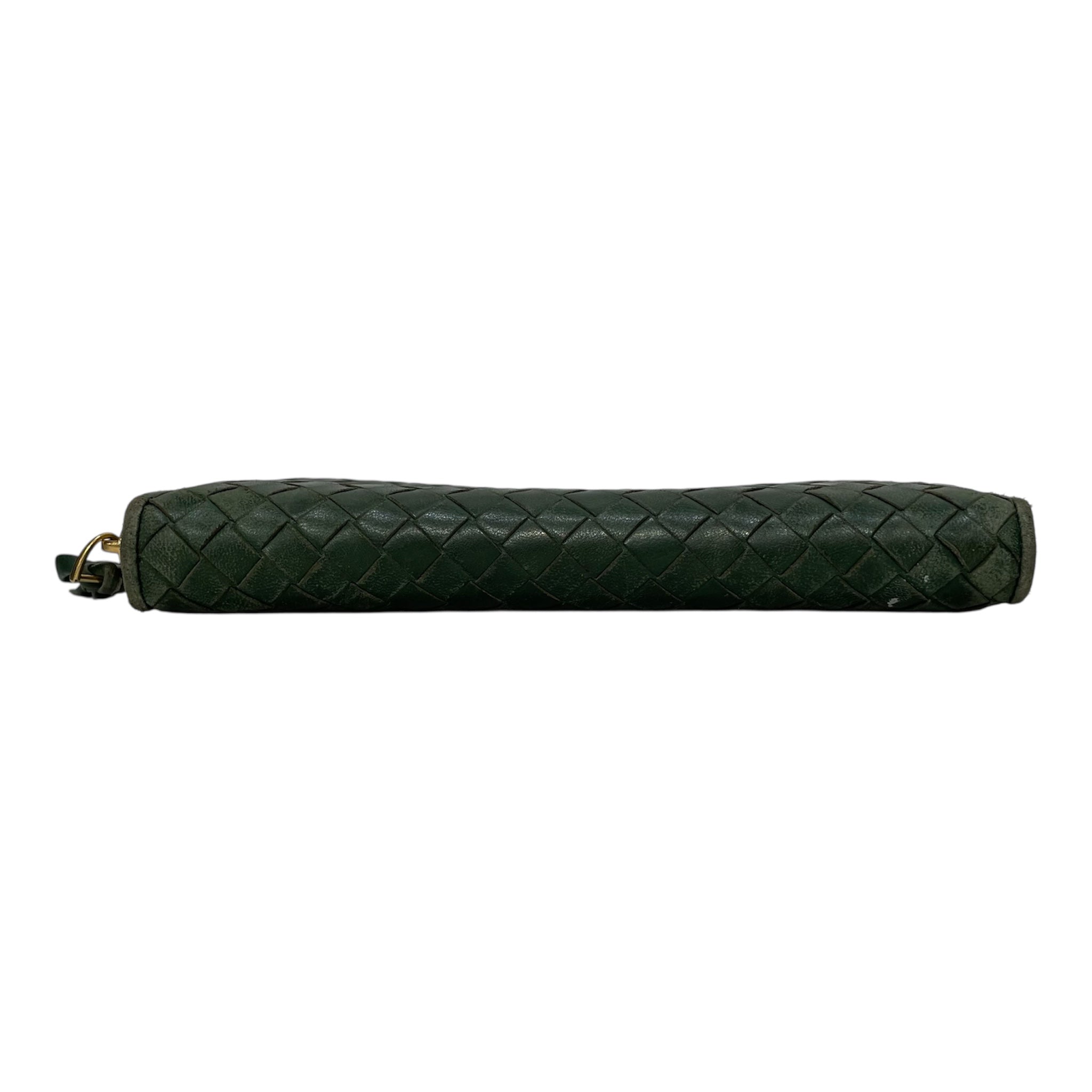 BOTTEGA VENETA/Long Wallet/Leather/GRN/Napa Intrecciato Wallet view 3