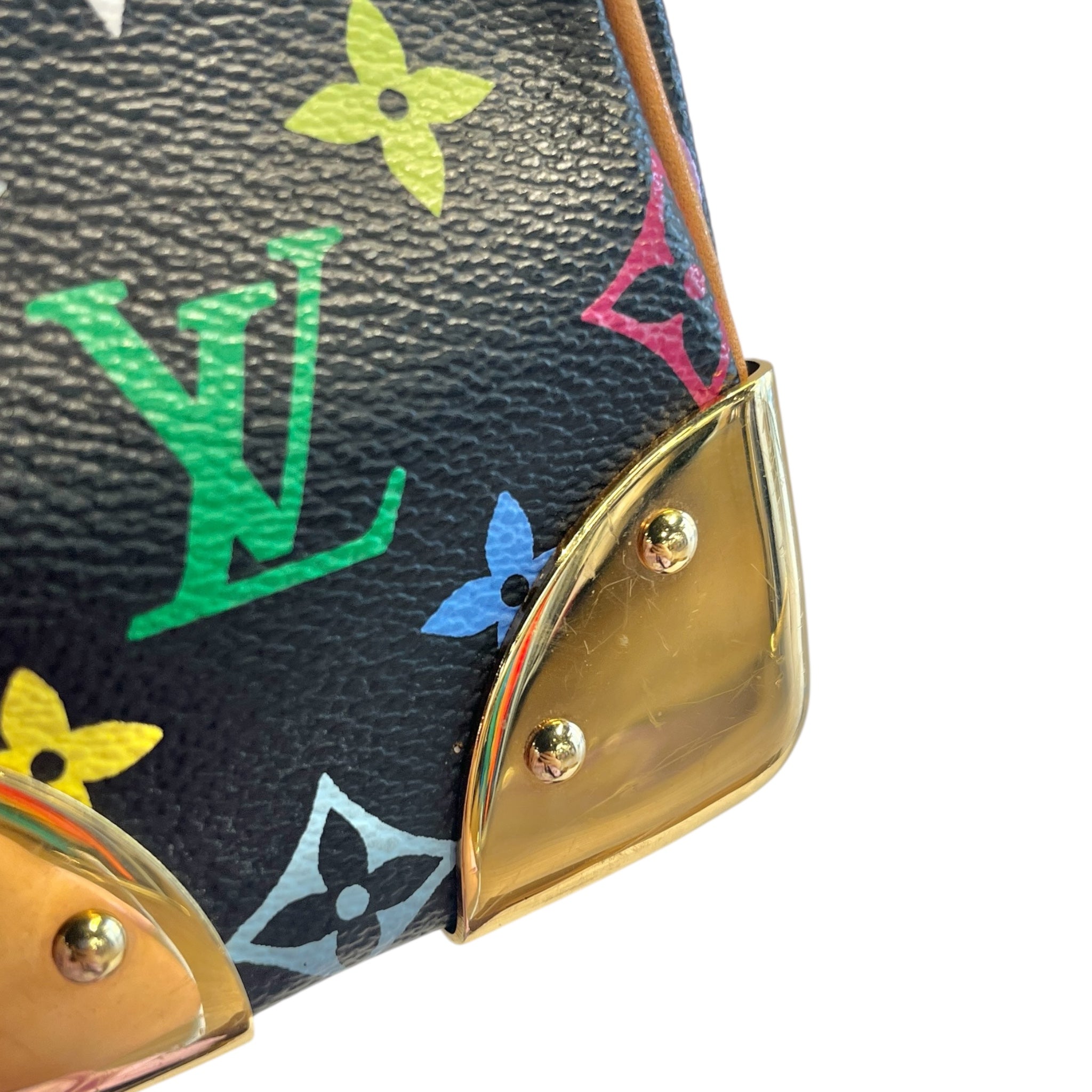 LOUIS VUITTON/Hand Bag/Monogram/BLK/MURAKAMI BOULOGNE MULTICOLOR view 9