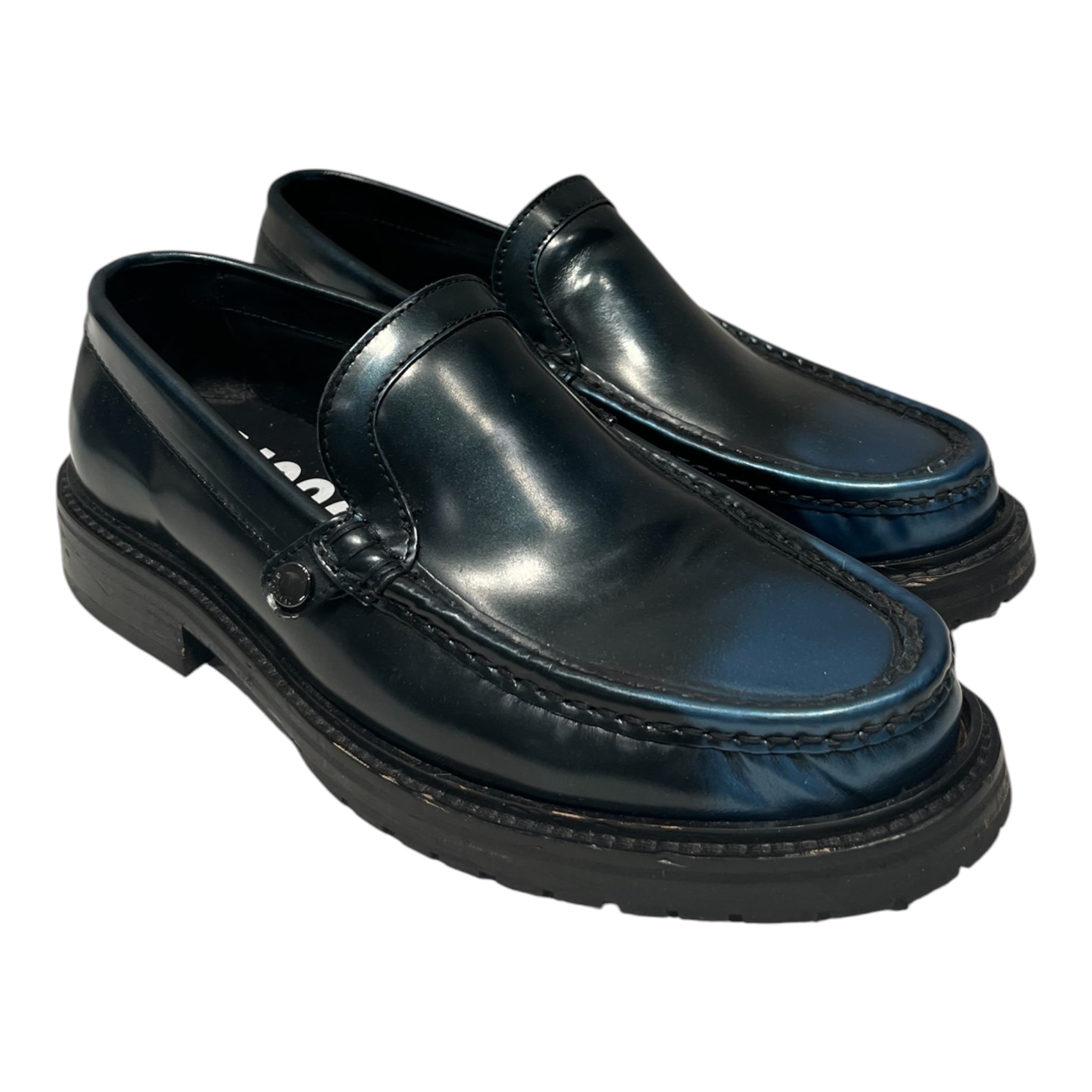 MOSCHINO/Dress Shoes/EU 41/Leather/BLU/ view 1