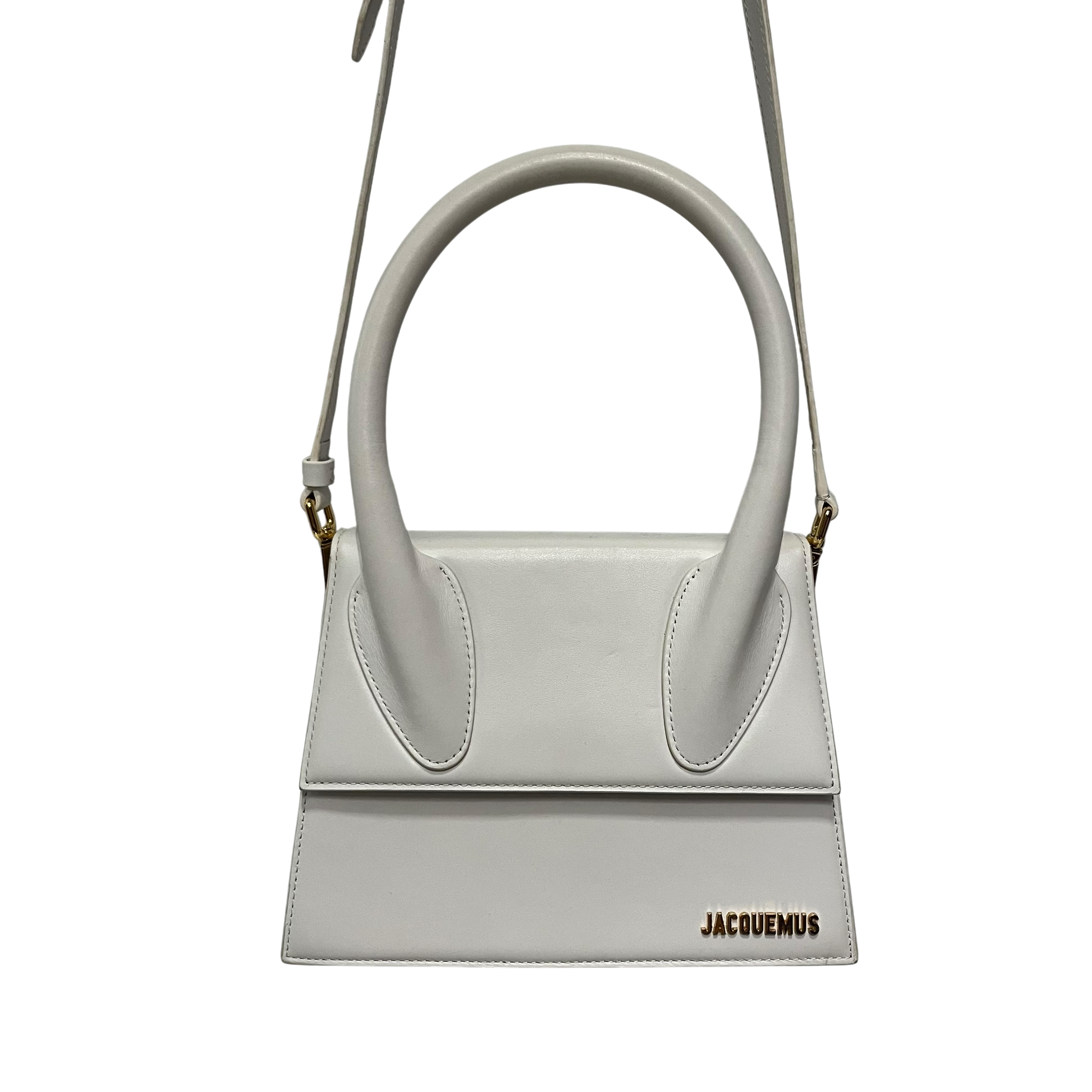 JACQUEMUS/Hand Bag/Leather/WHT/le chiquito moyen view 1