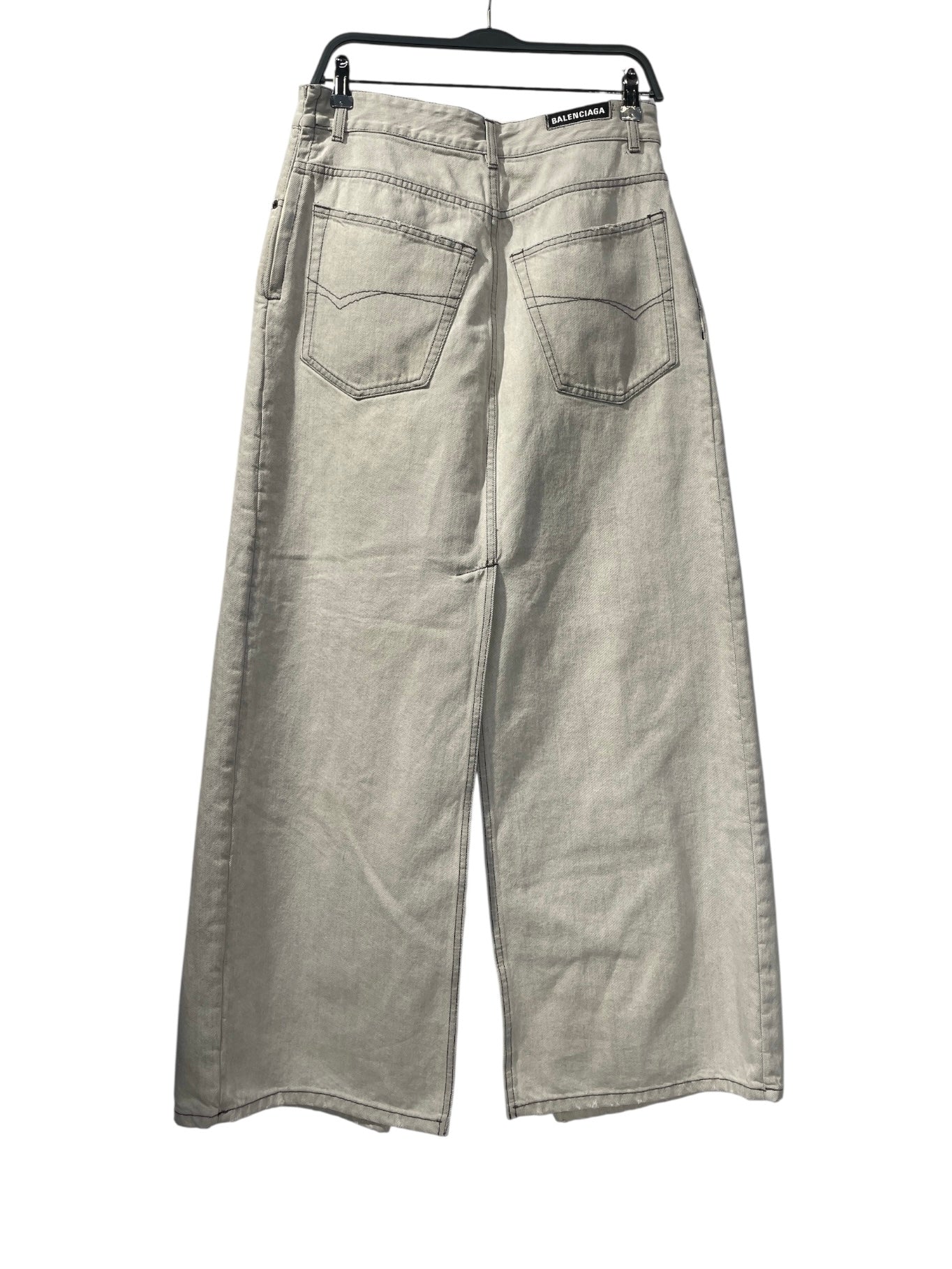 BALENCIAGA/Long Skirt/S/Denim/GRY/JAPAN DENIM BLEACHED UNISEX view 2