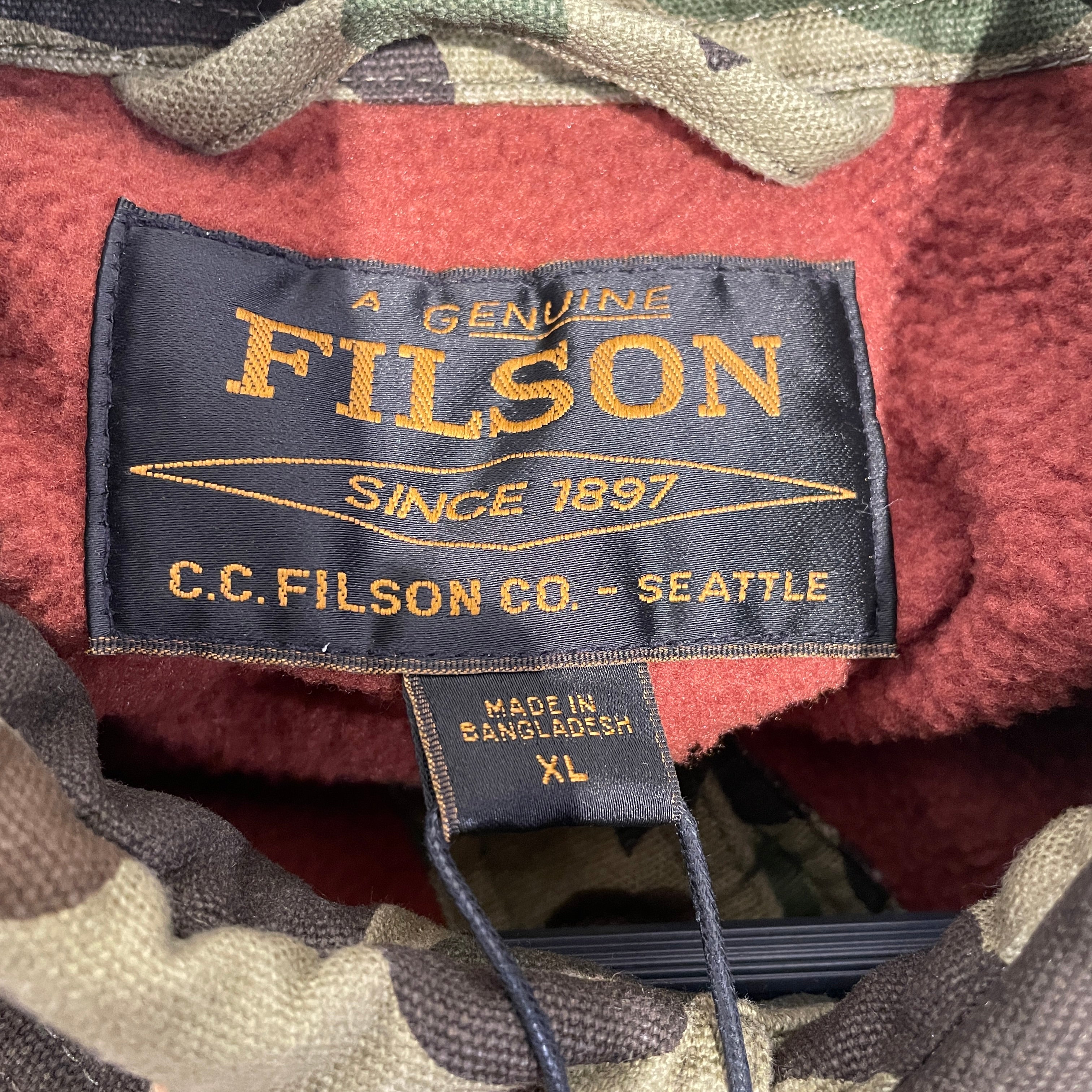 FILSON/Jacket/XL/Cotton/GRN/Camouflage/fleece lined jac-shirt view 3