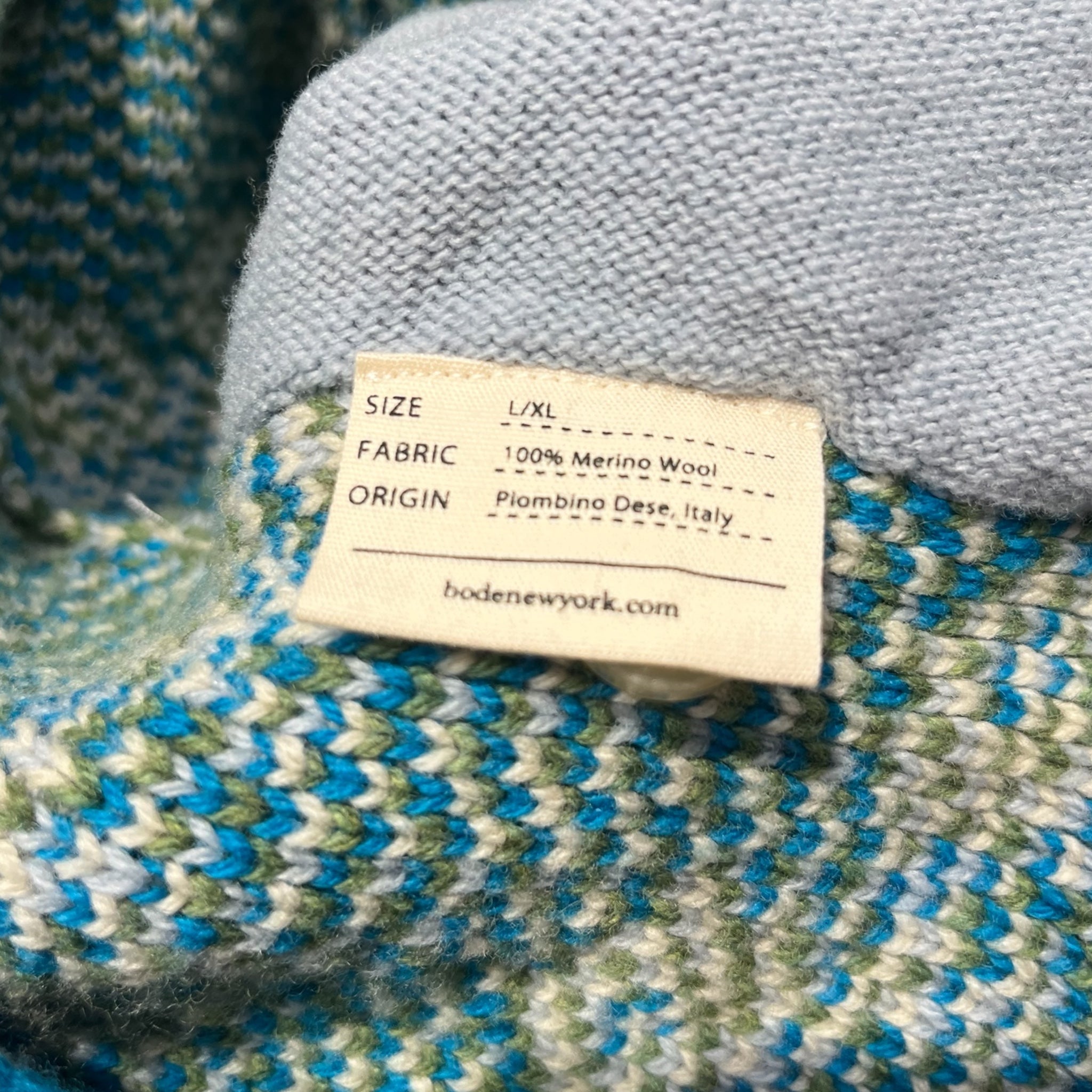 BODE/Cardigan/XL/Wool/BLU/FLORAL CARDIGAN view 3