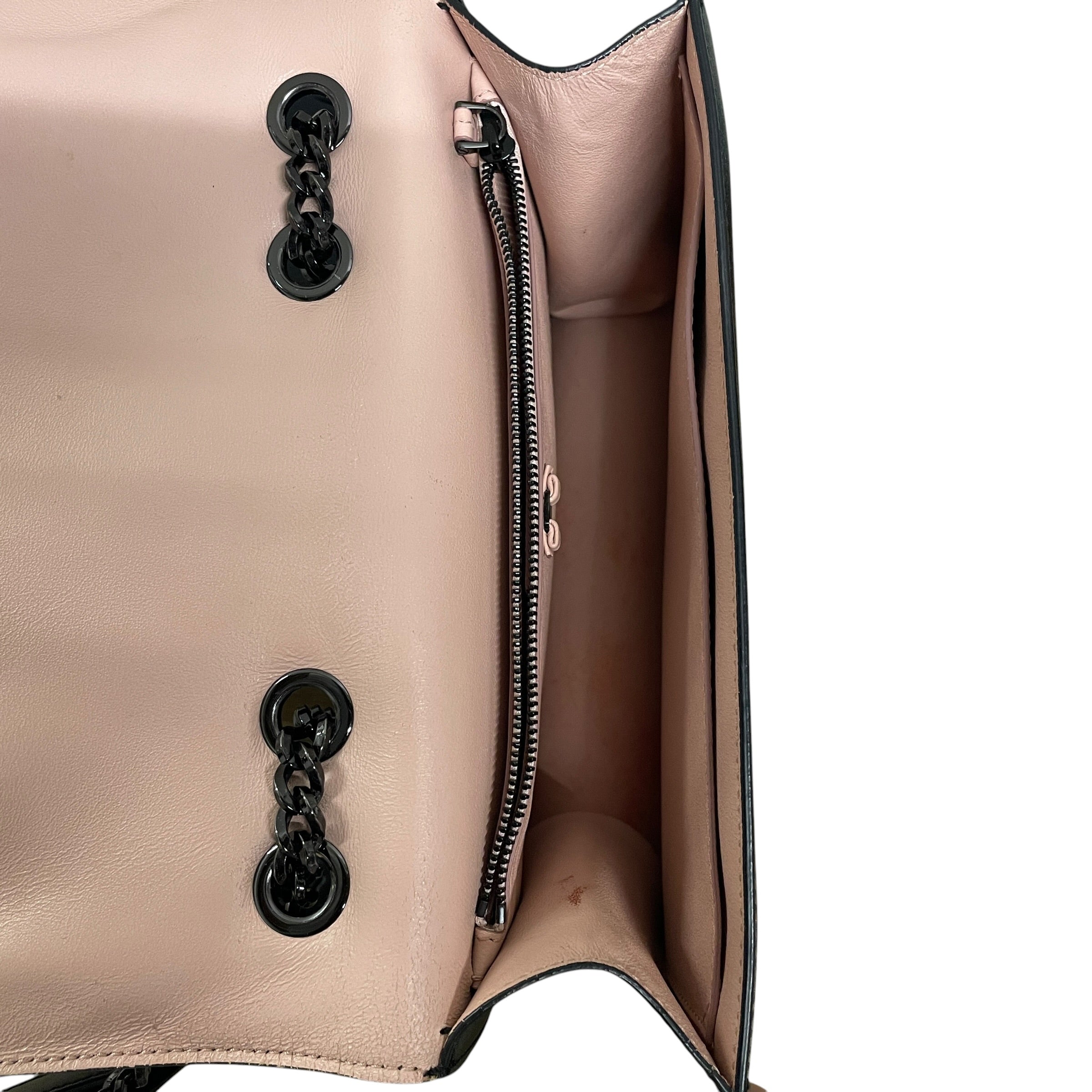 Salvatore Ferragamo/Cross Body Bag/Leather/BLK/ VARA/ BOW/ CHAIN STRAP view 6