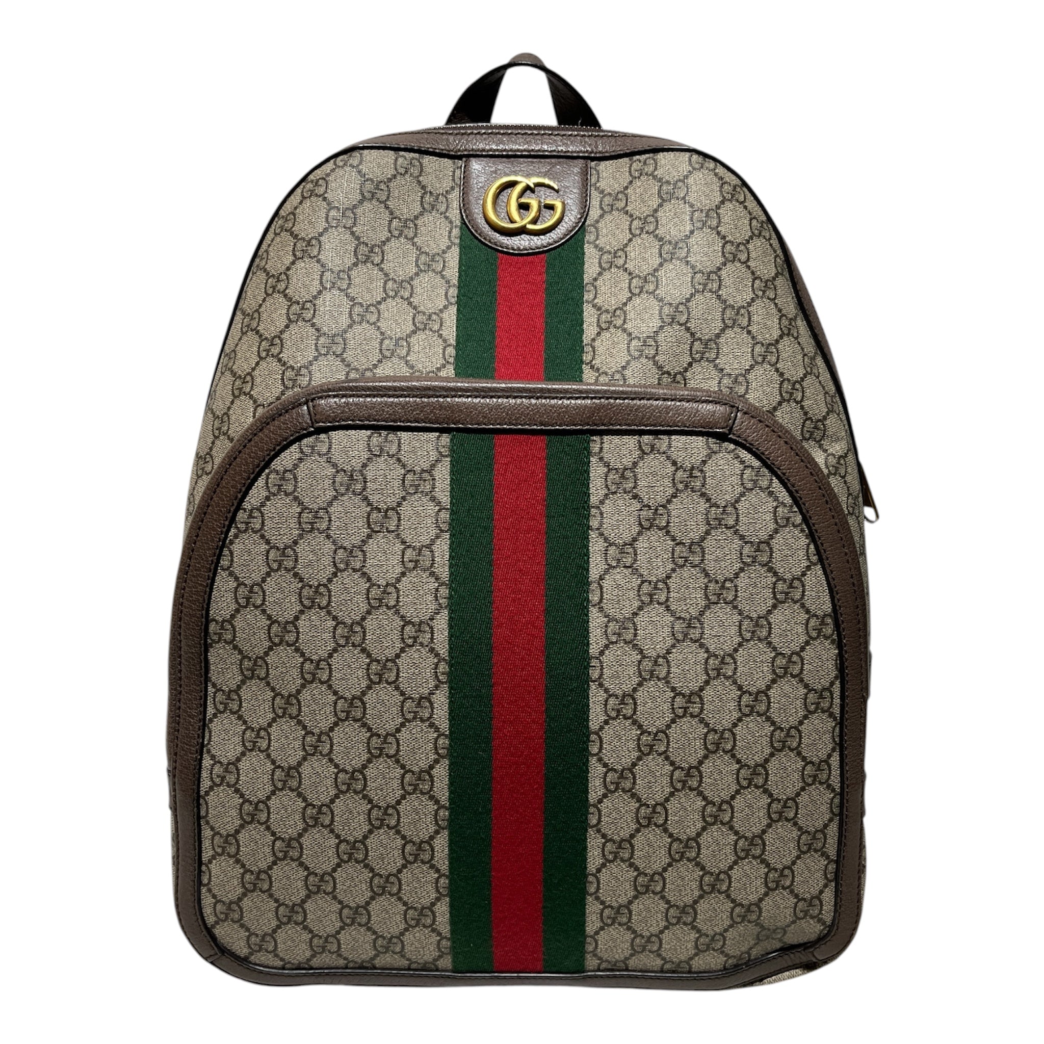 GUCCI/Backpack/Monogram/Leather/BRW/Supreme Ophidia Backpack view 1