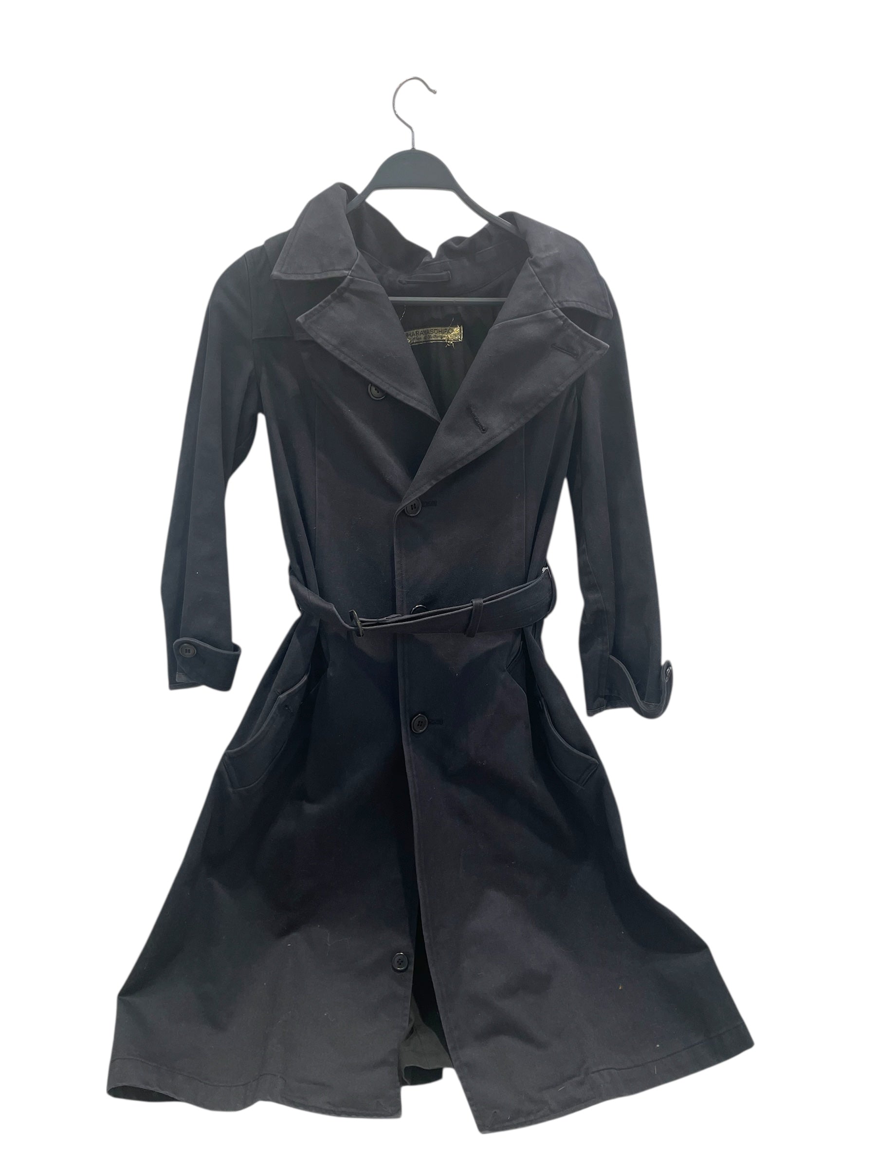 MIHARA YASUHIRO/Tailored Jkt/S/Cotton/NVY/Double Breasted/BLUE TRENCH view 1