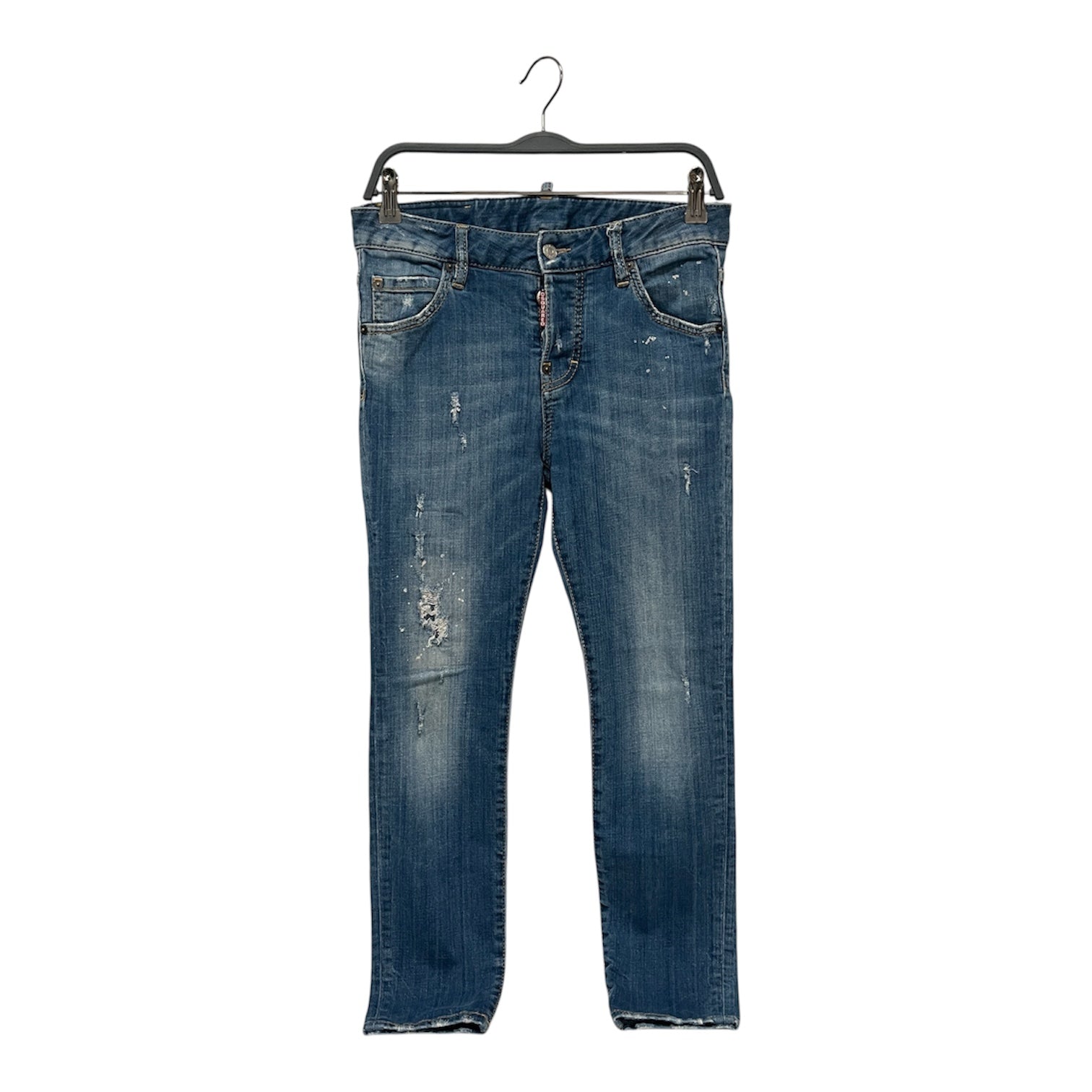 DSQUARED2/Skinny Pants/38/Denim/BLU/DISTRESSED view 1