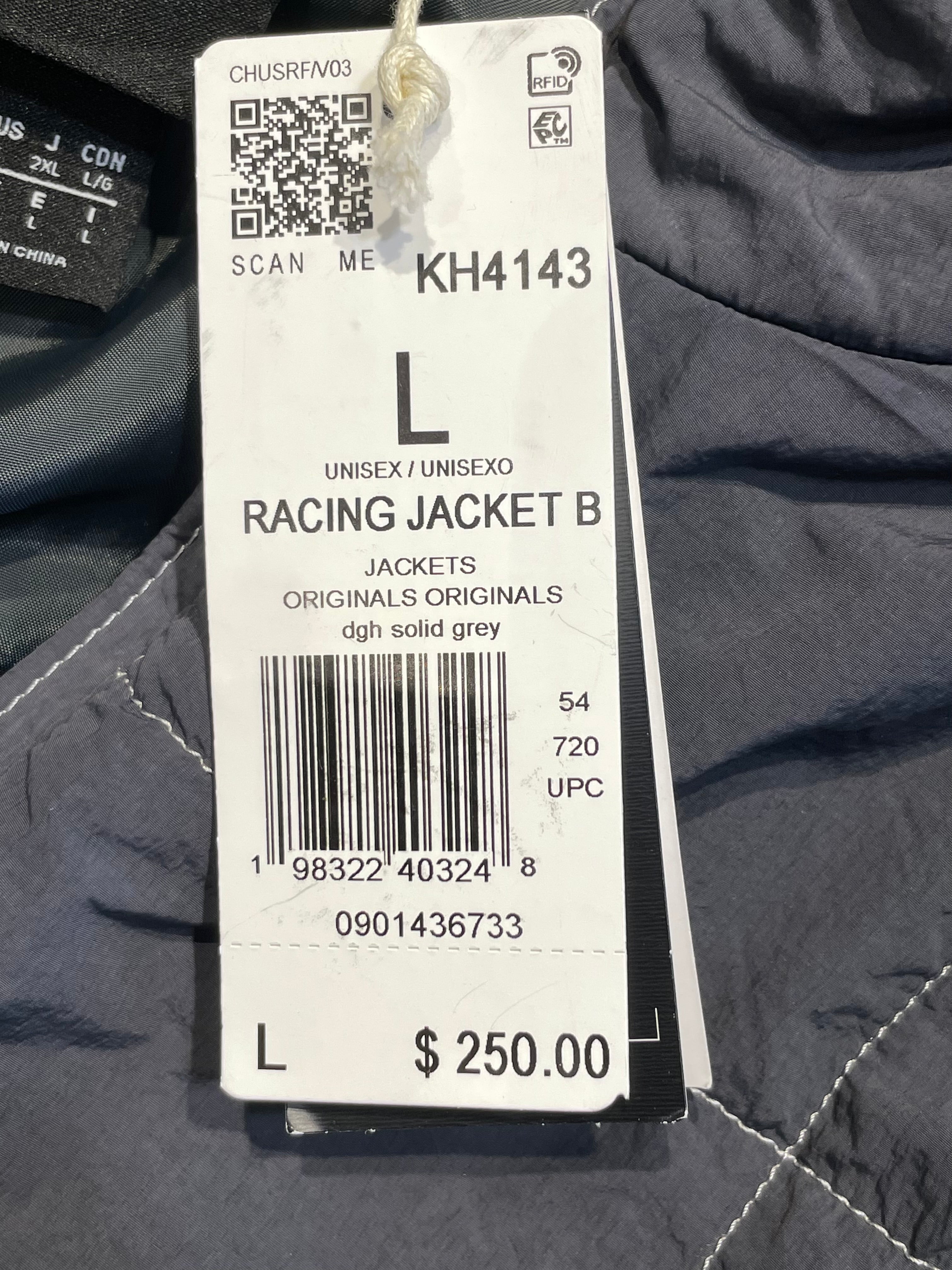 FEAR OF GOD/AMG/Quilted Jkt/L/Cotton/GRY/AMG PETRONAS PARA BAG BUNNY view 4