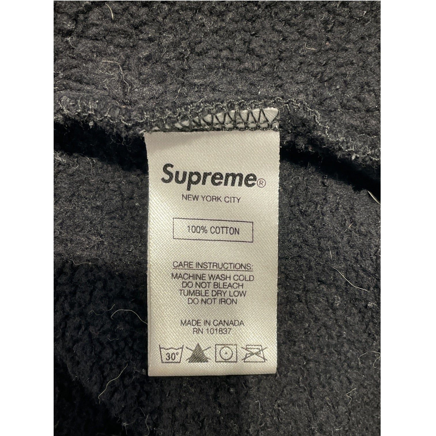 Supreme/Hoodie/M/Cotton/BLK/Te Amo 1994 Hooded Sweatshirt view 4