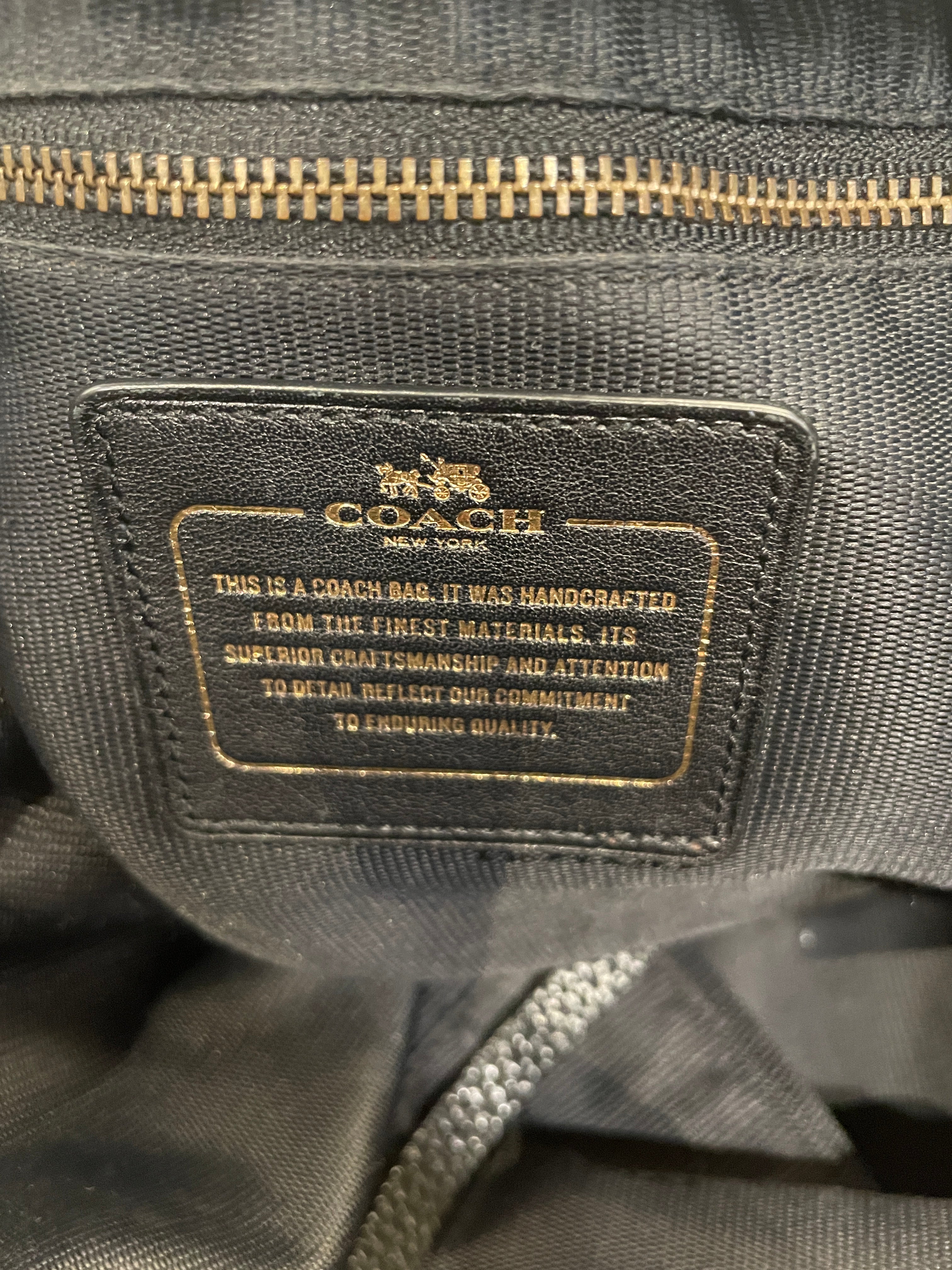 COACH/Tote Bag/Leather/BLK/ view 3