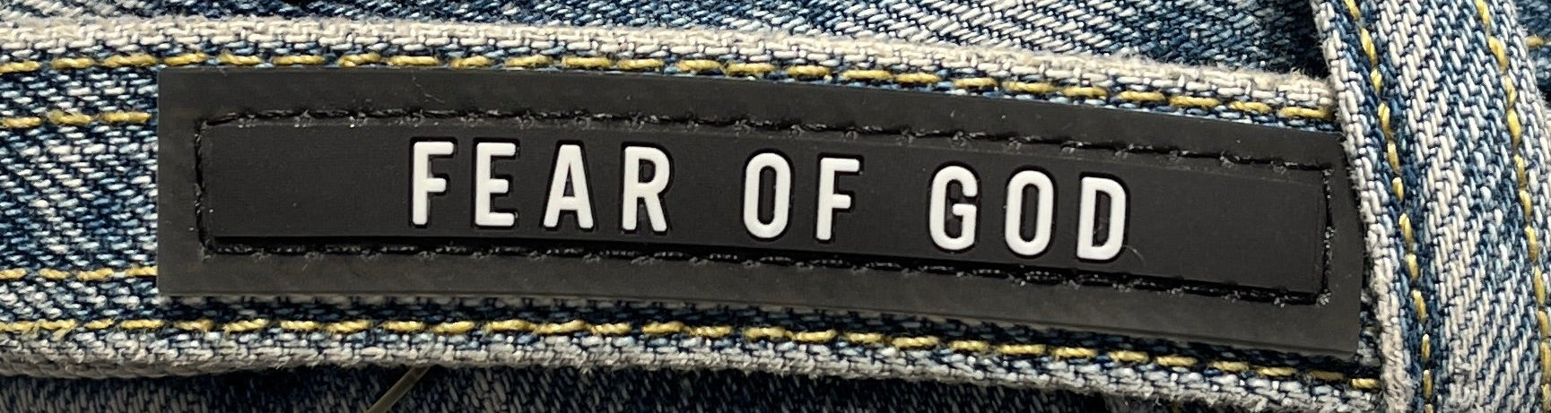 FEAR OF GOD/Pants/30/Denim/BLU/FG BLACK STRIP ON RISE view 3