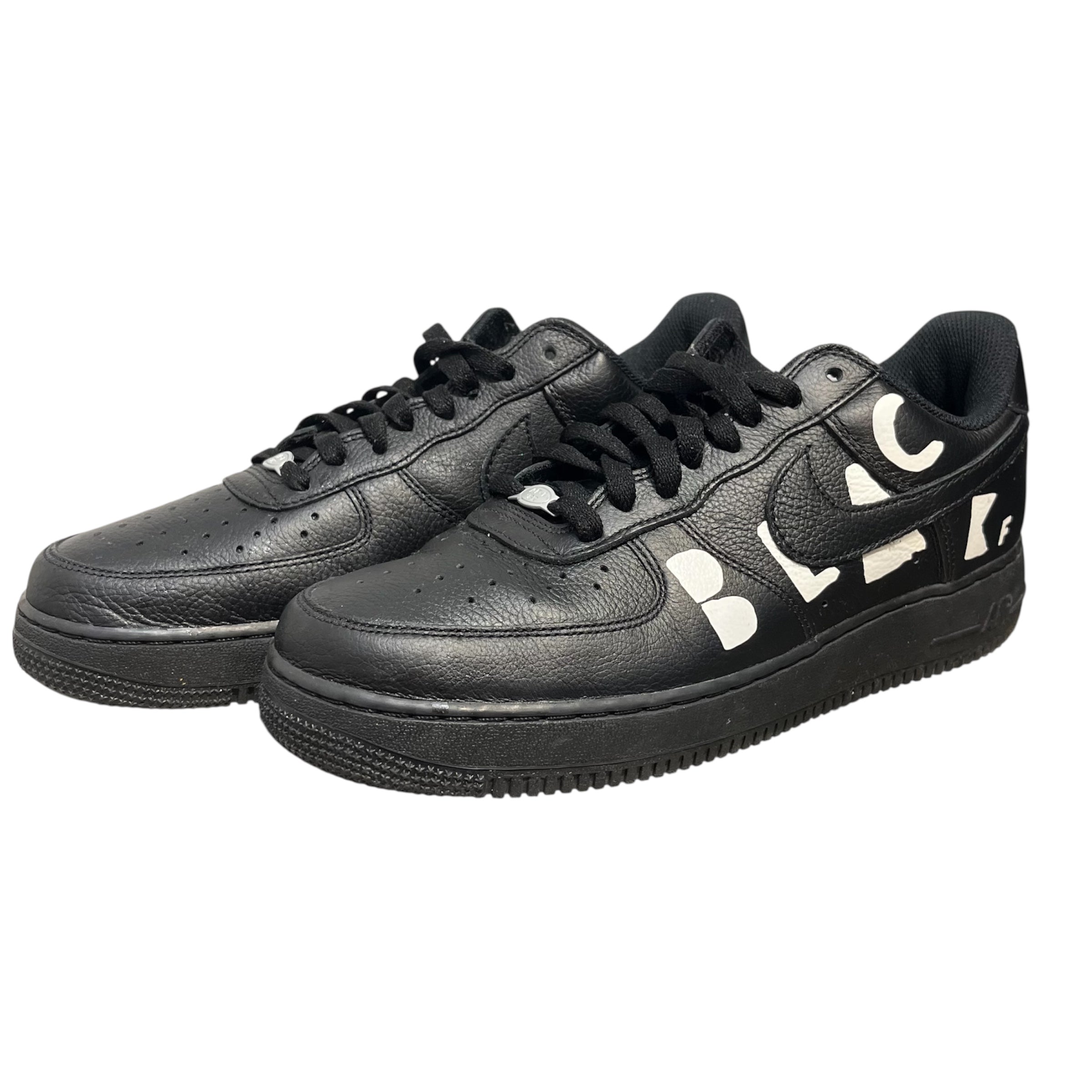 BLACK COMME des GARCONS/NIKE/Low-Sneakers/US 10/Leather/BLK/COLLAB AIR FORCE view 4