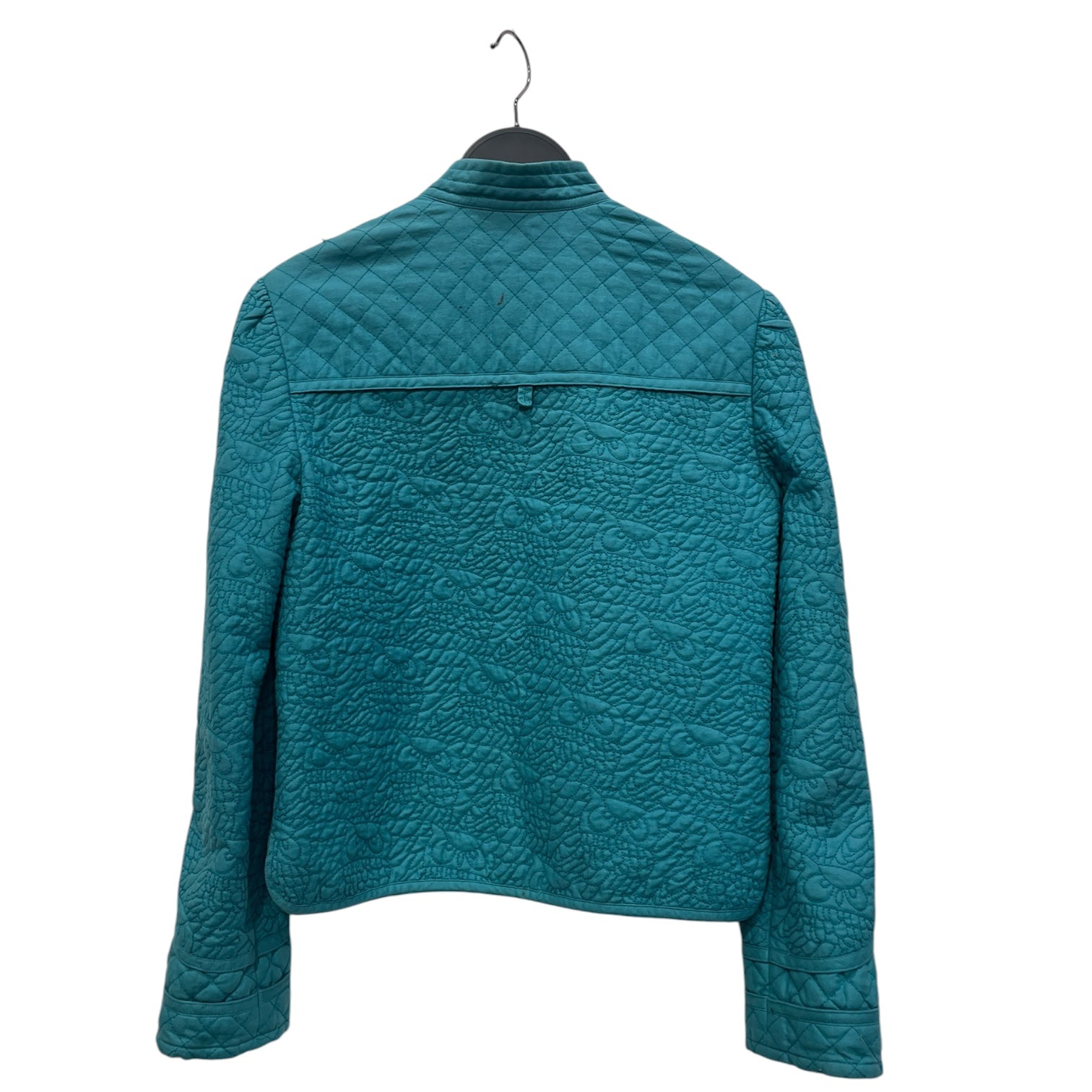 MARC JACOBS/Quilted Jkt/XS/Border/Cotton/BLU/BUTTON CLOSURE/OWLS view 2