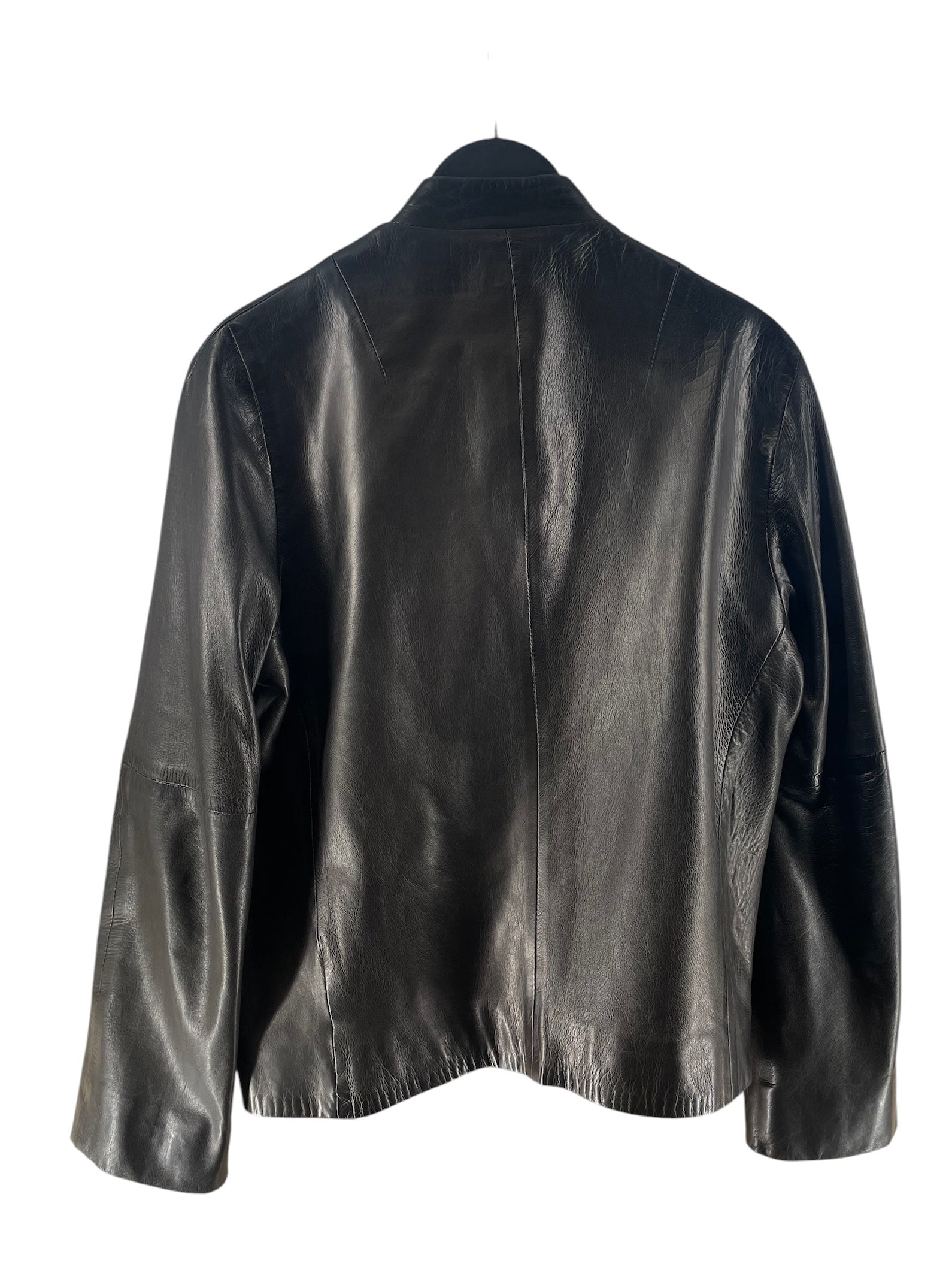 Donna Karan/Leather Jkt/8/Leather/BLK/CA 31127 view 2