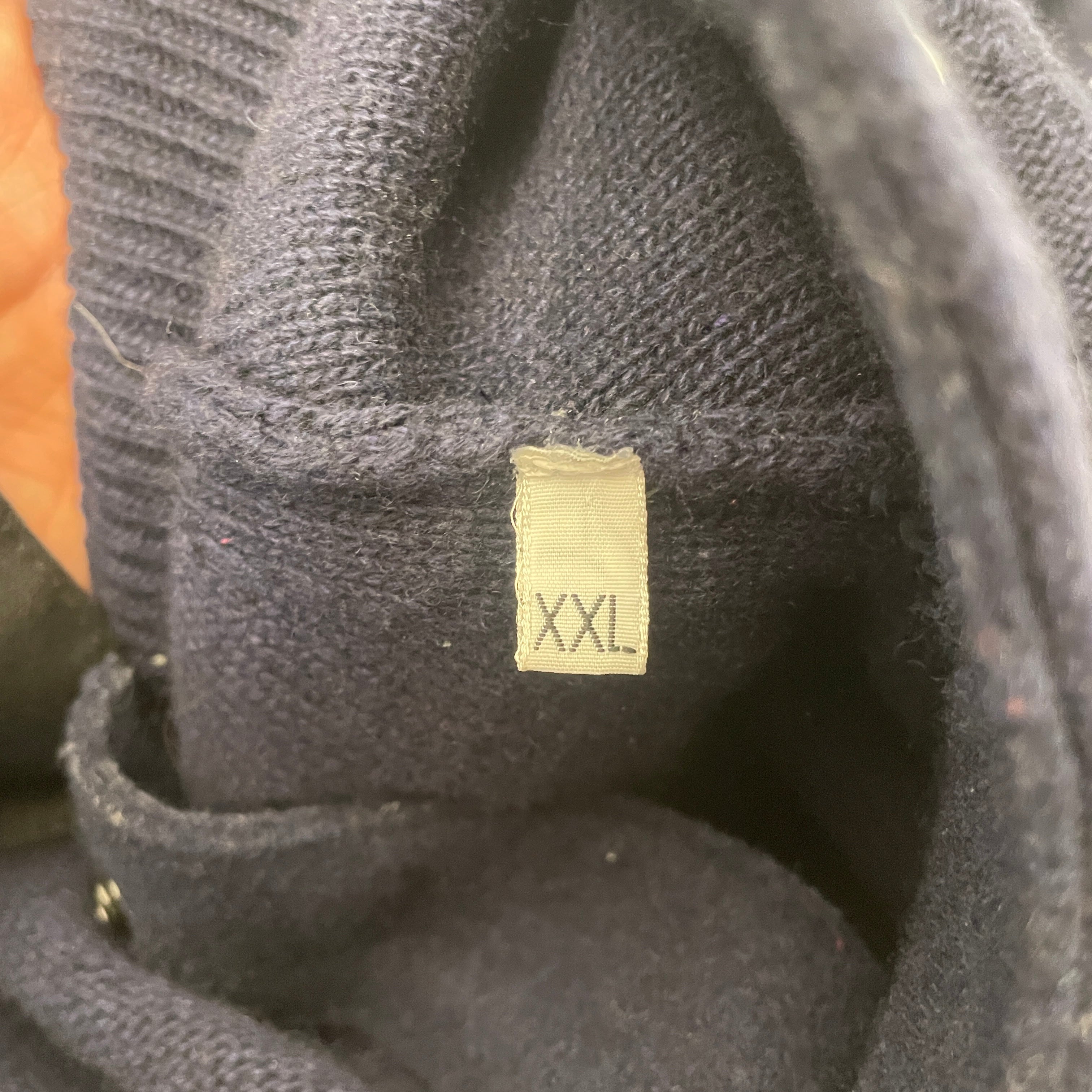 STONE ISLAND/Cardigan/XXL/Wool/NVY/BUTTON UP KNIT view 4