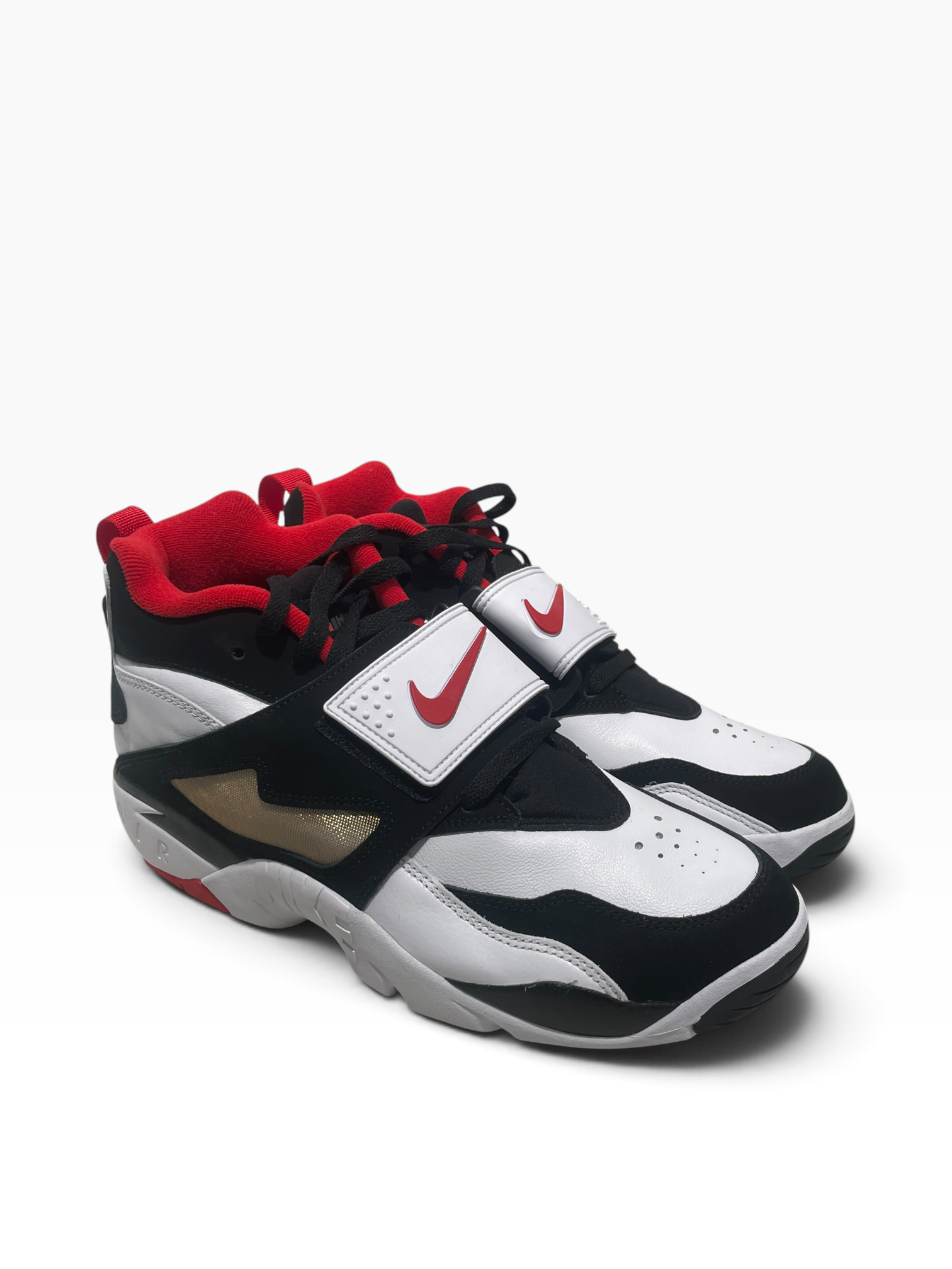 NIKE/Hi-Sneakers/US 11/Cotton/WHT/air diamond turf view 1