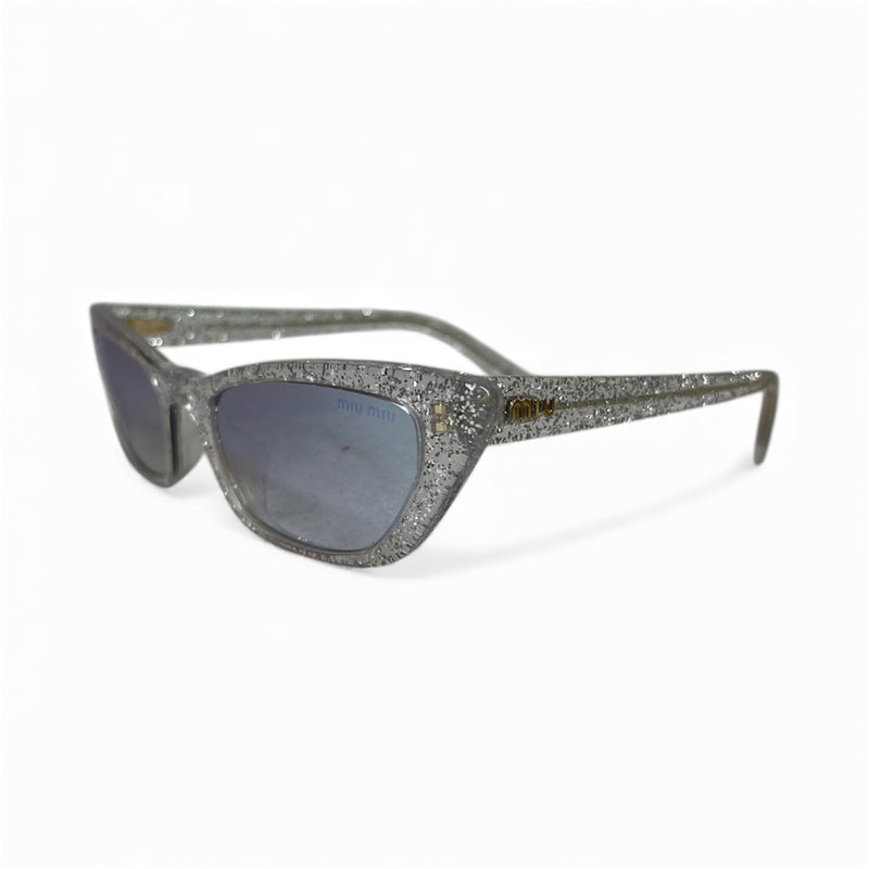 MIU MIU/Sunglasses/OS/Plastic/SLV/SPARKLES