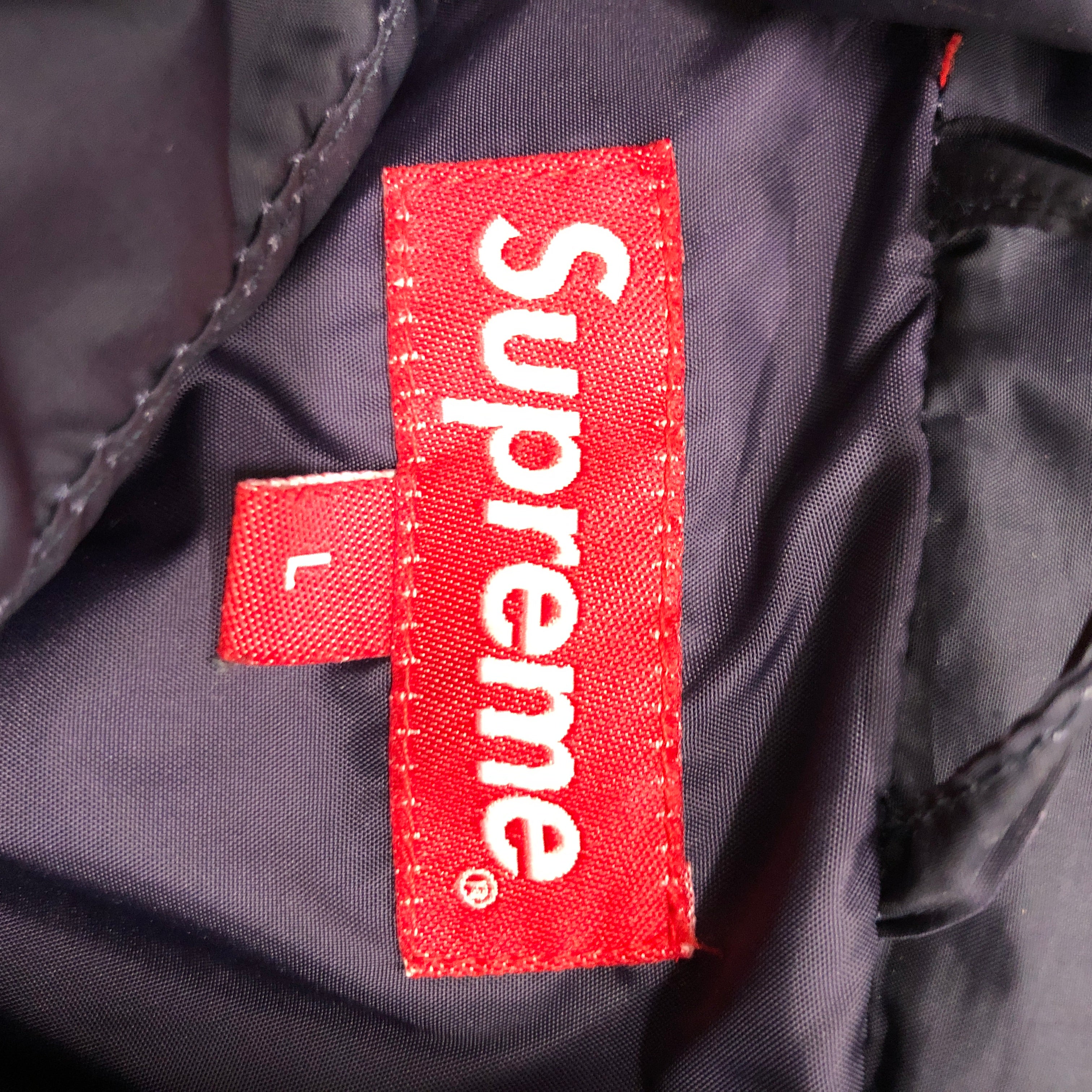 Supreme/Puffer Jkt/L/Nylon/MLT/GRADIENT NAVY/BLUE/ORANGE view 3