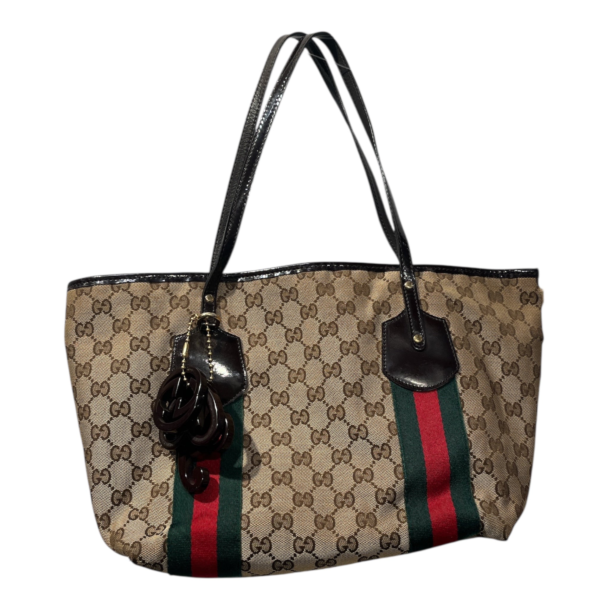 GUCCI/Bag/Cotton/KHK/GG canvas jolie view 1