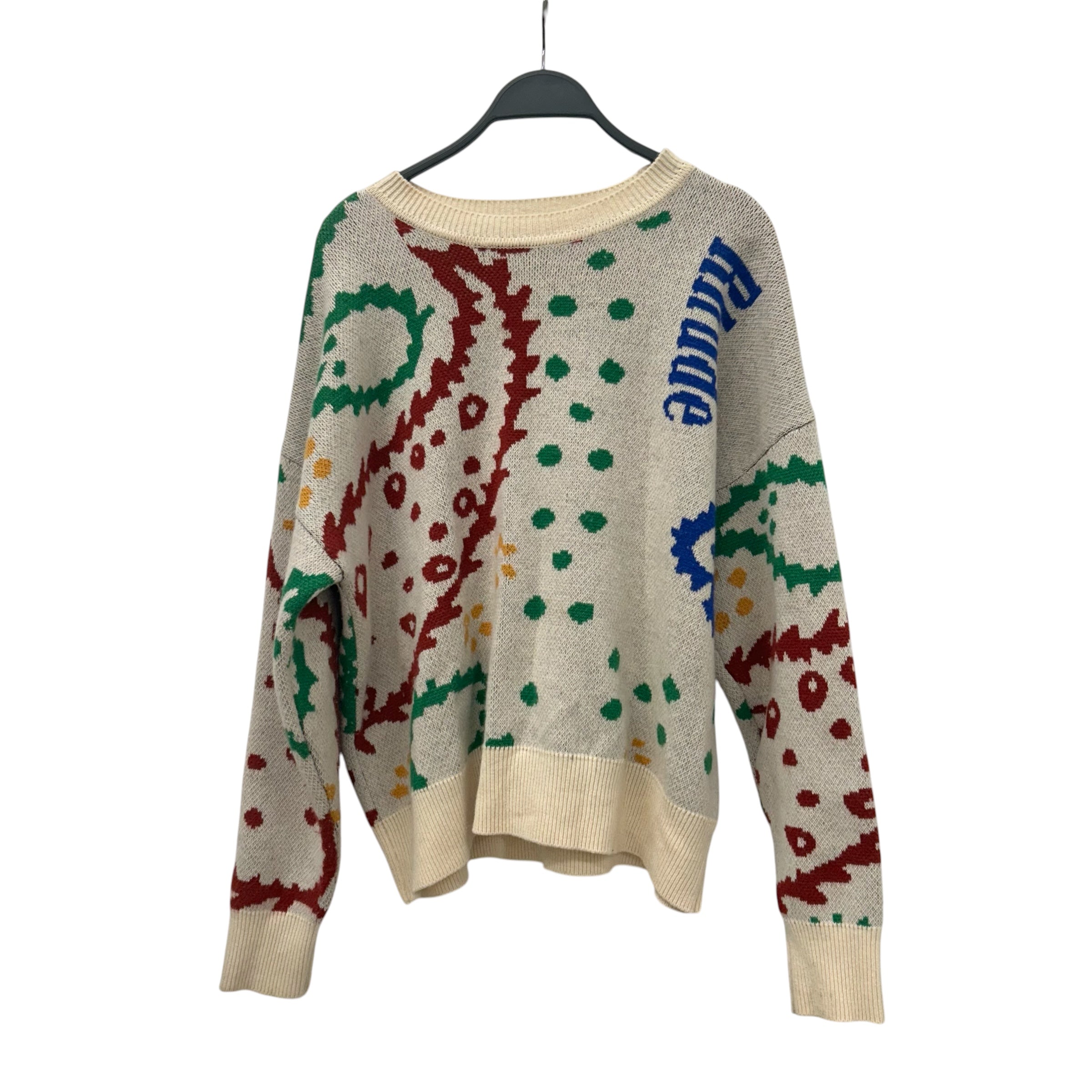 RHUDE/Sweater/S/Paisley/Wool/CRM/ view 2
