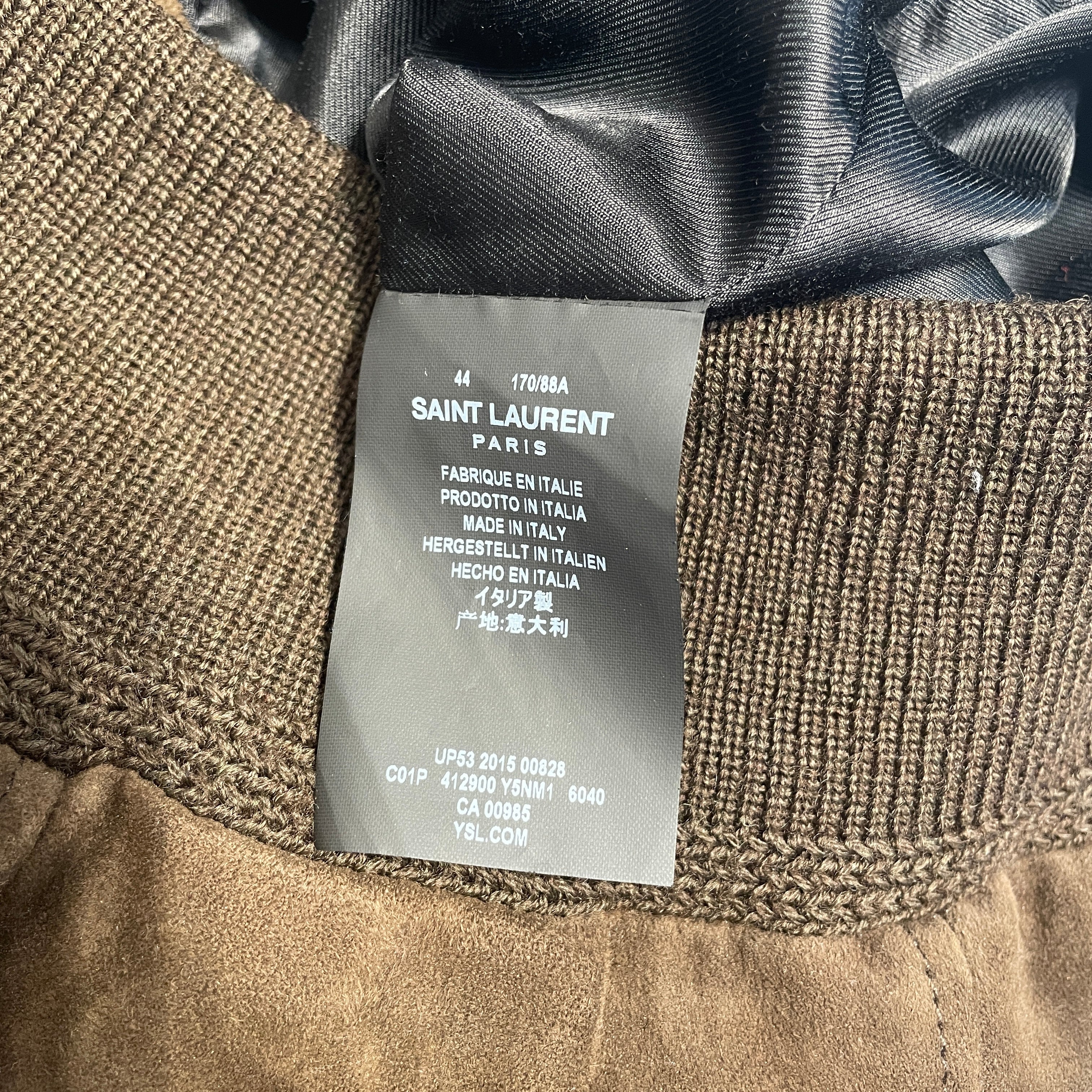 SAINT LAURENT/Jacket/44/Suede/BRW/WESTERN view 4