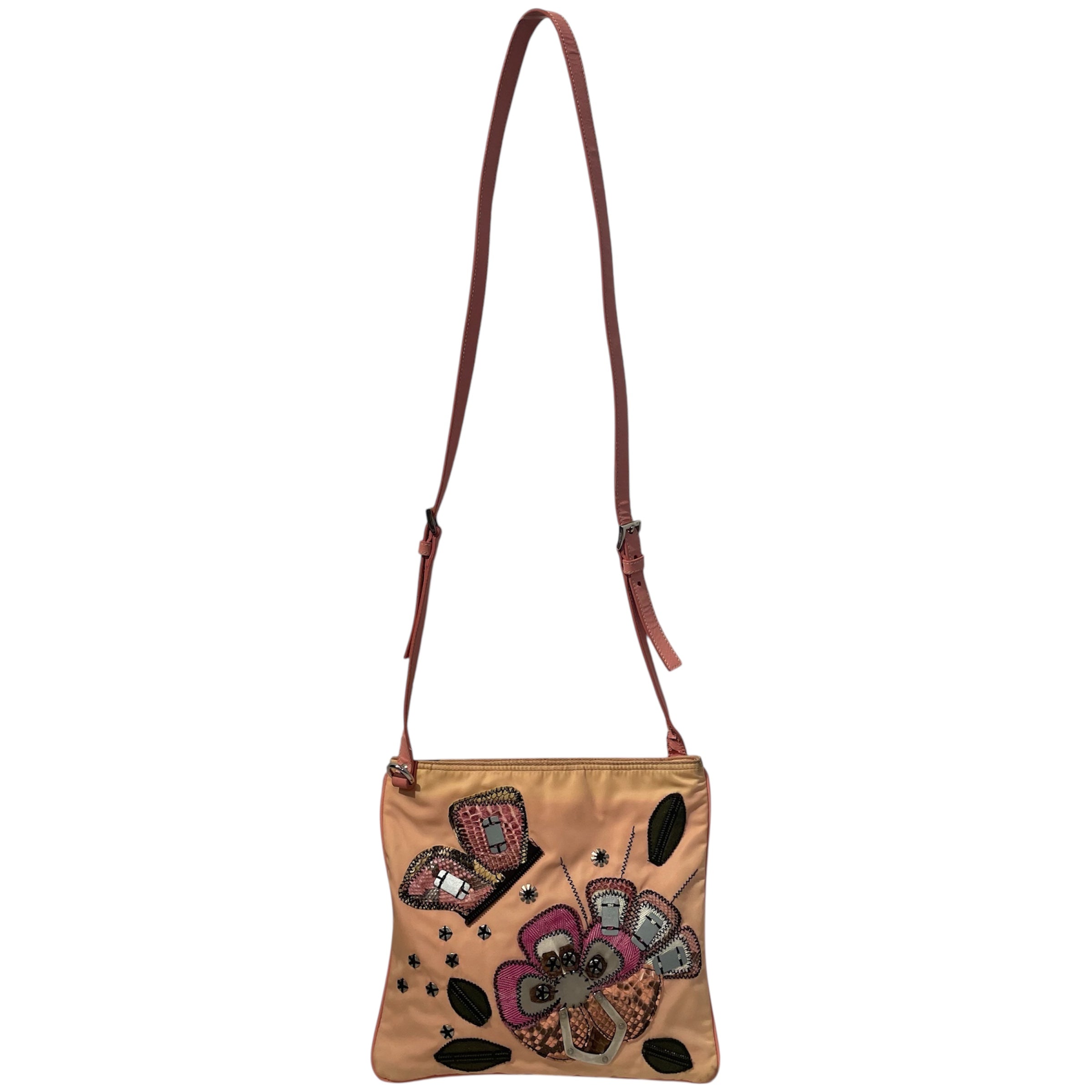 PRADA/Bag/Floral Pattern/Nylon/PNK/TESSUTO FLOWERS view 1