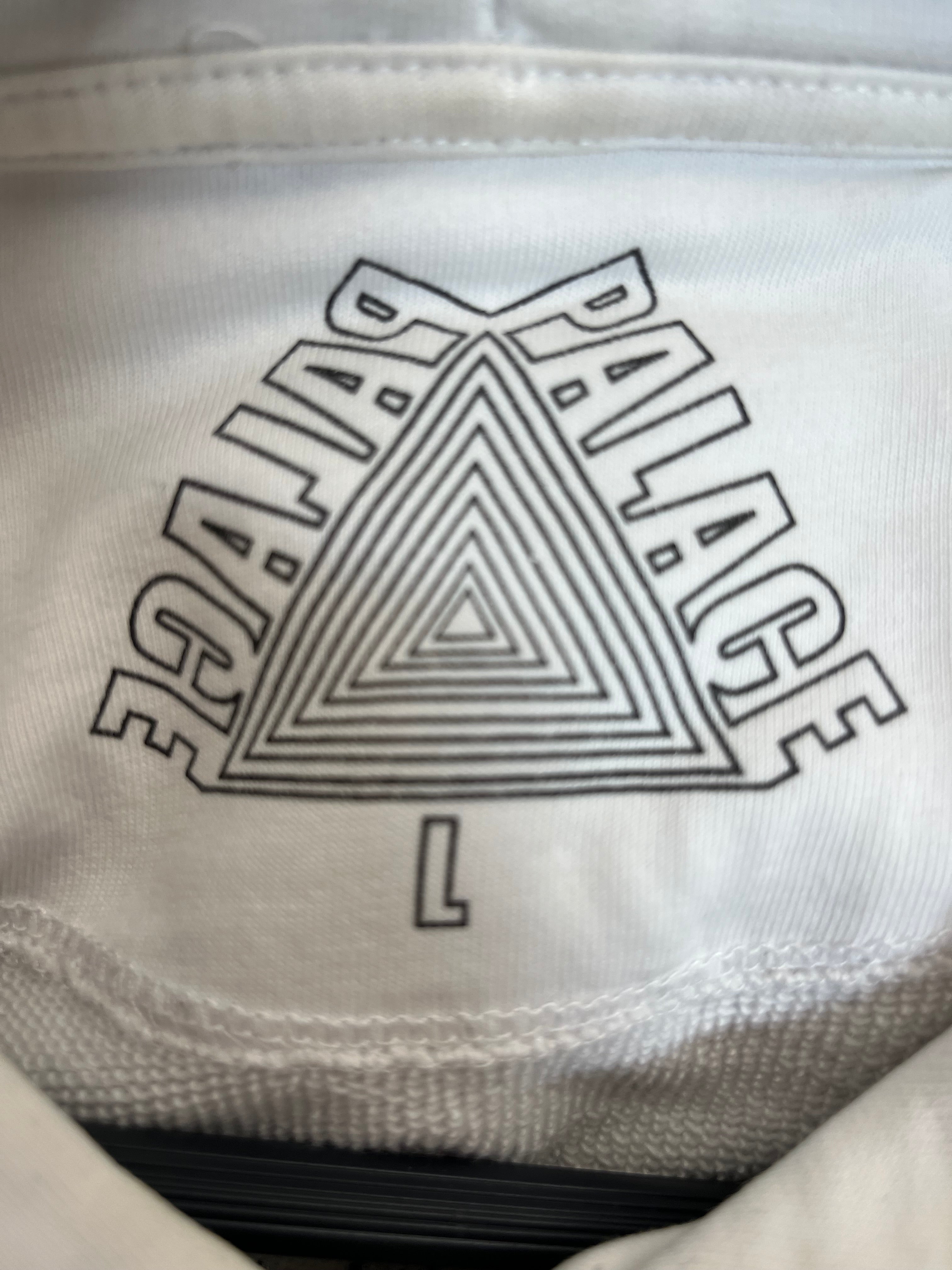 PALACE/Hoodie/M/Cotton/WHT/ view 3