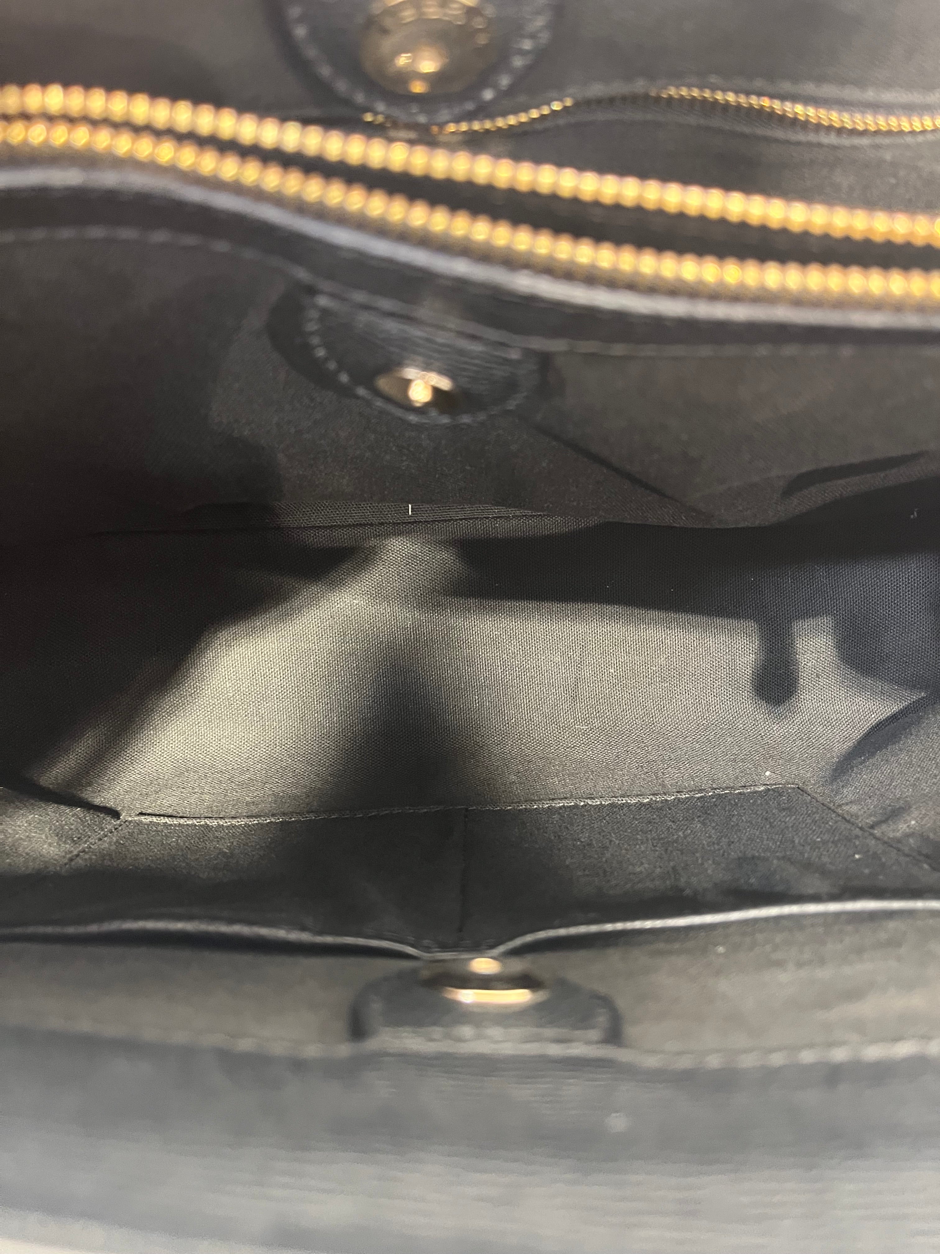 BURBERRY/Bag/Leather/BLK/HOUSE CHECK CANVAS BANNER TOTE view 7