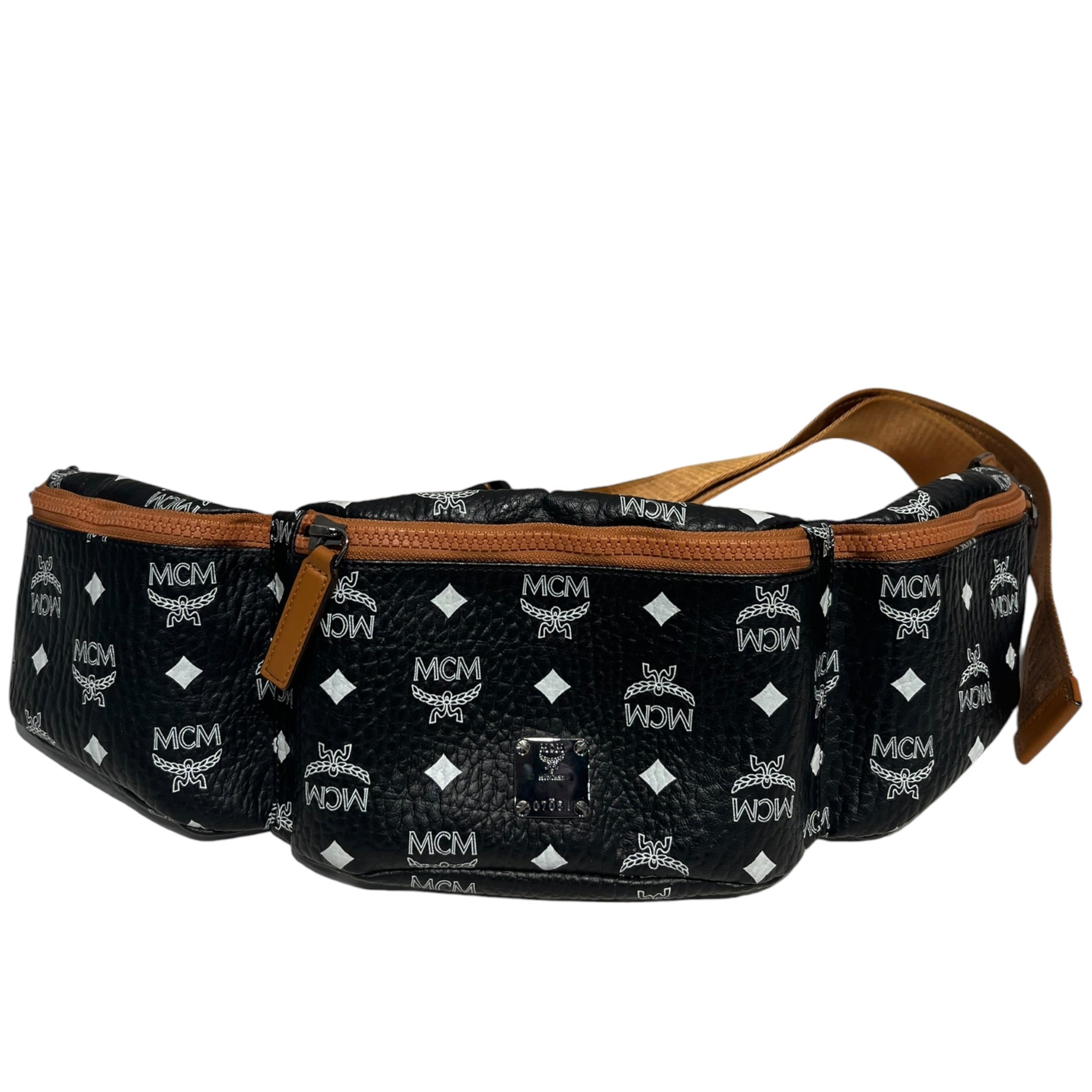 MCM/Fanny Pack/Monogram/BLK/07051 view 1