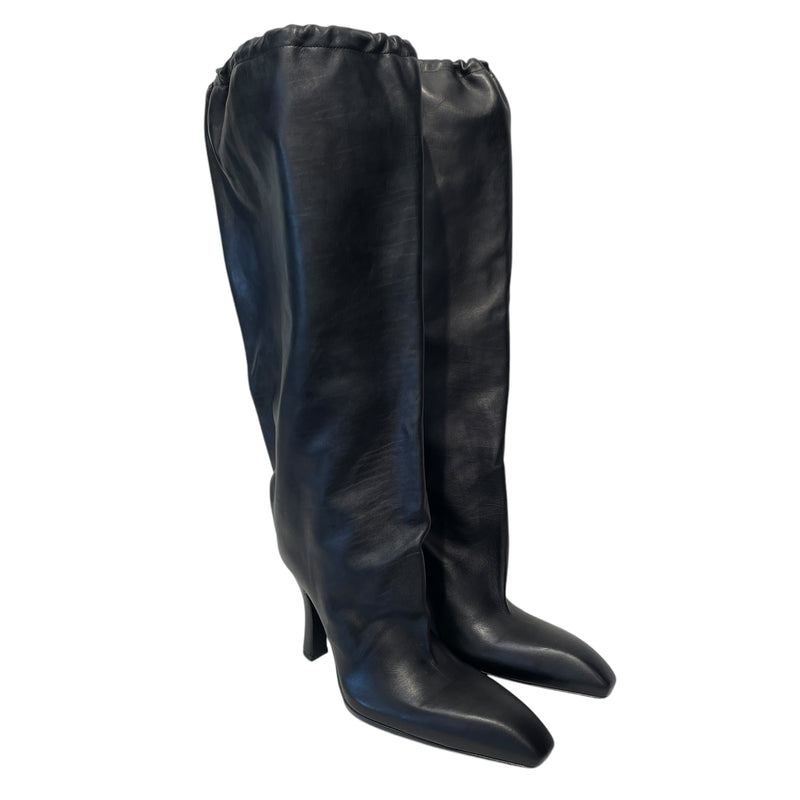 BALENCIAGA/Long Boots/US 6/Leather/BLK/FALKON BOOTS