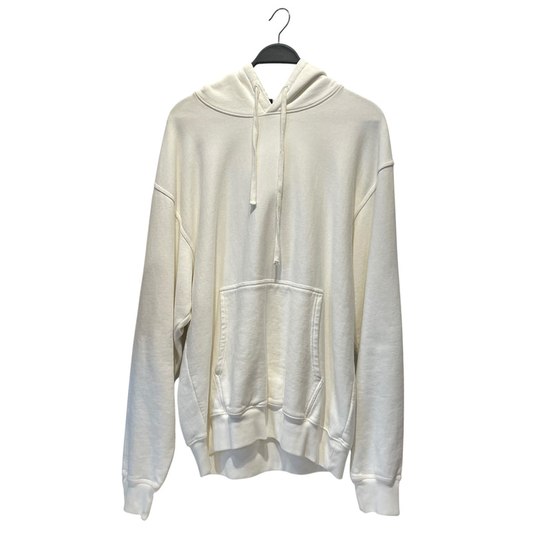STUSSY/Hoodie/L/Cotton/WHT/Pullover/CIRCLE DESIGN ON BACK