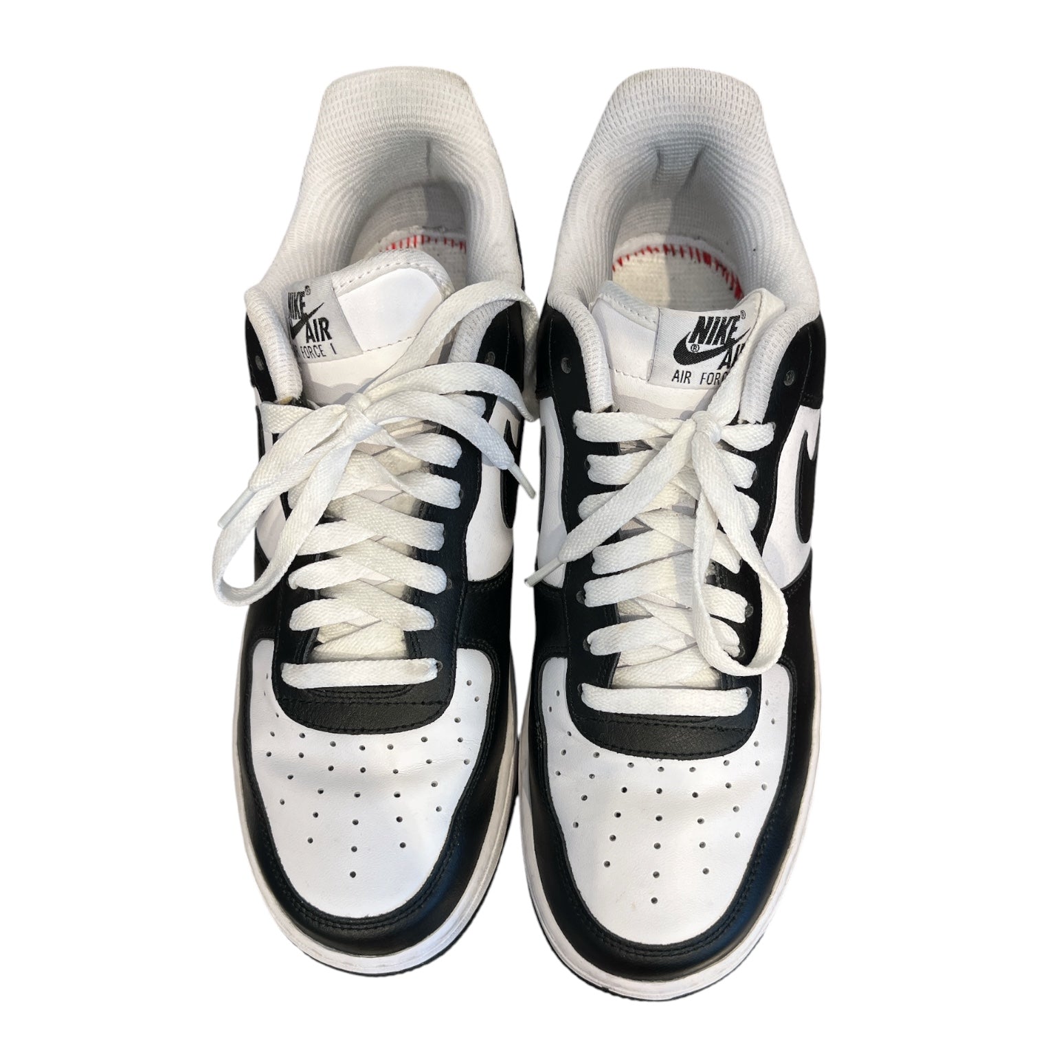 NIKE/Low-Sneakers/US 10/WHT/black & w view 3